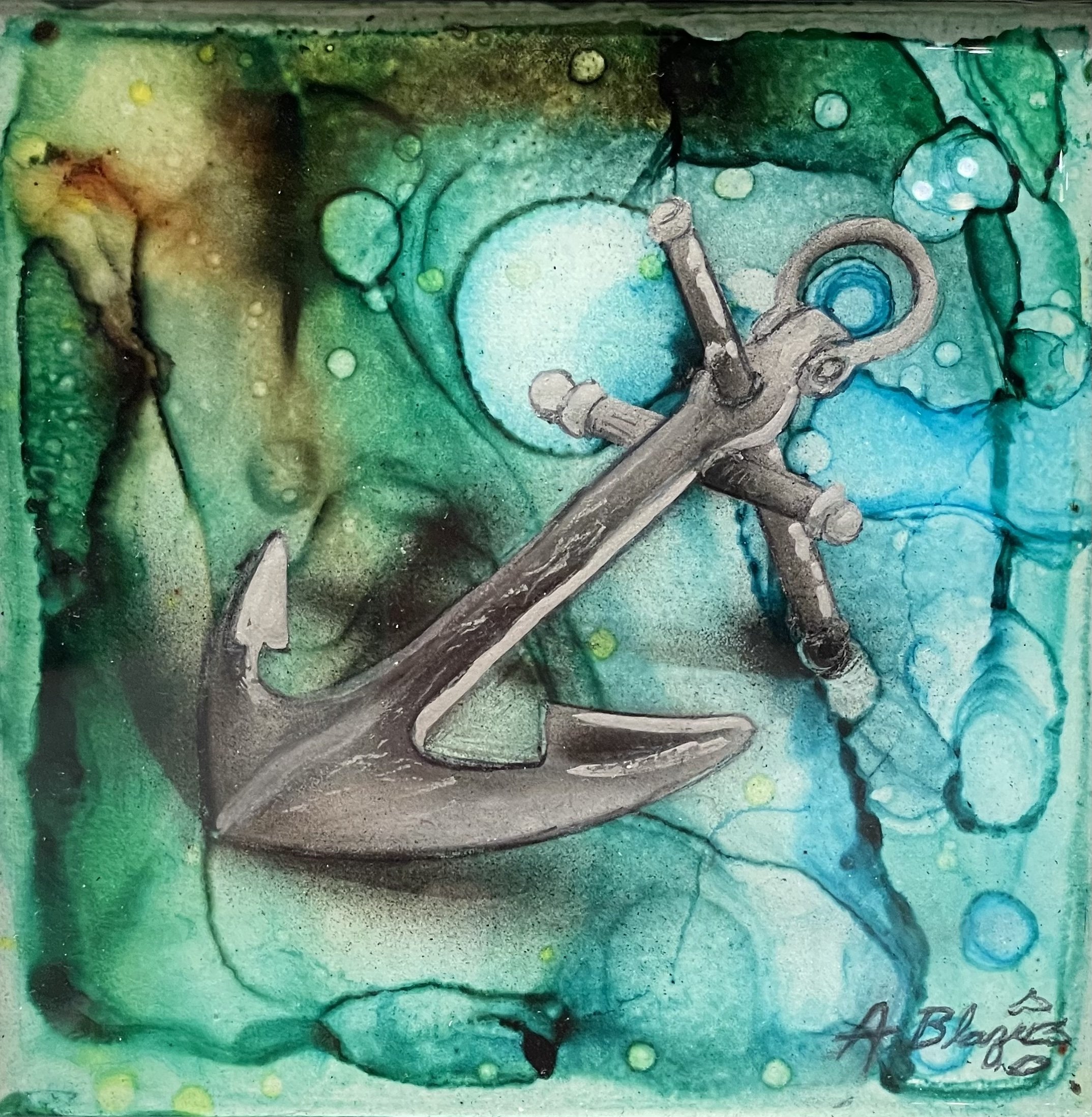 Anthony Blazevic
Resting Anchor
Mixed Media on Panel
$275