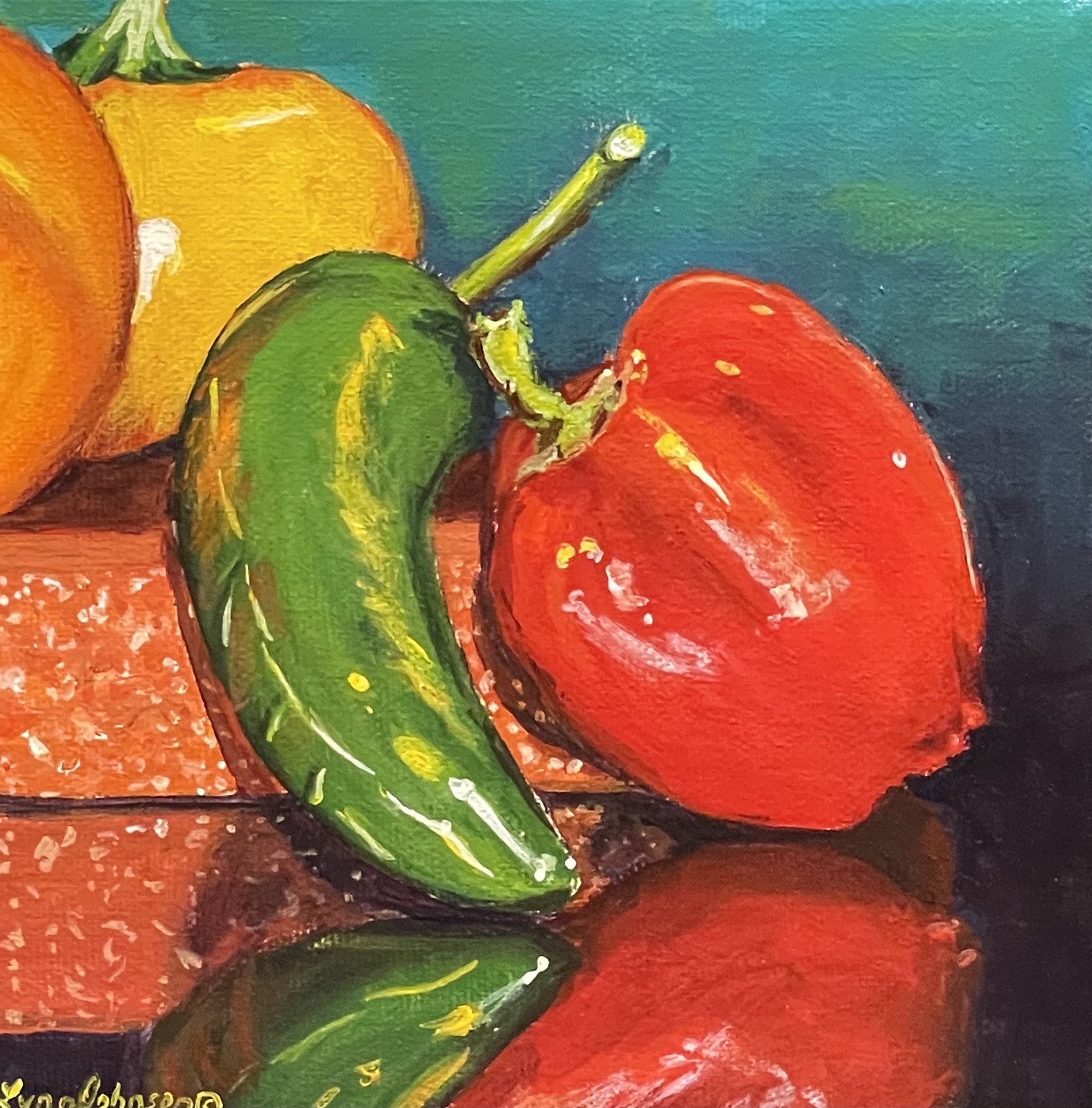 Lynn Johnson
Sweet or Spicy?
Acrylic on Canvas
$125