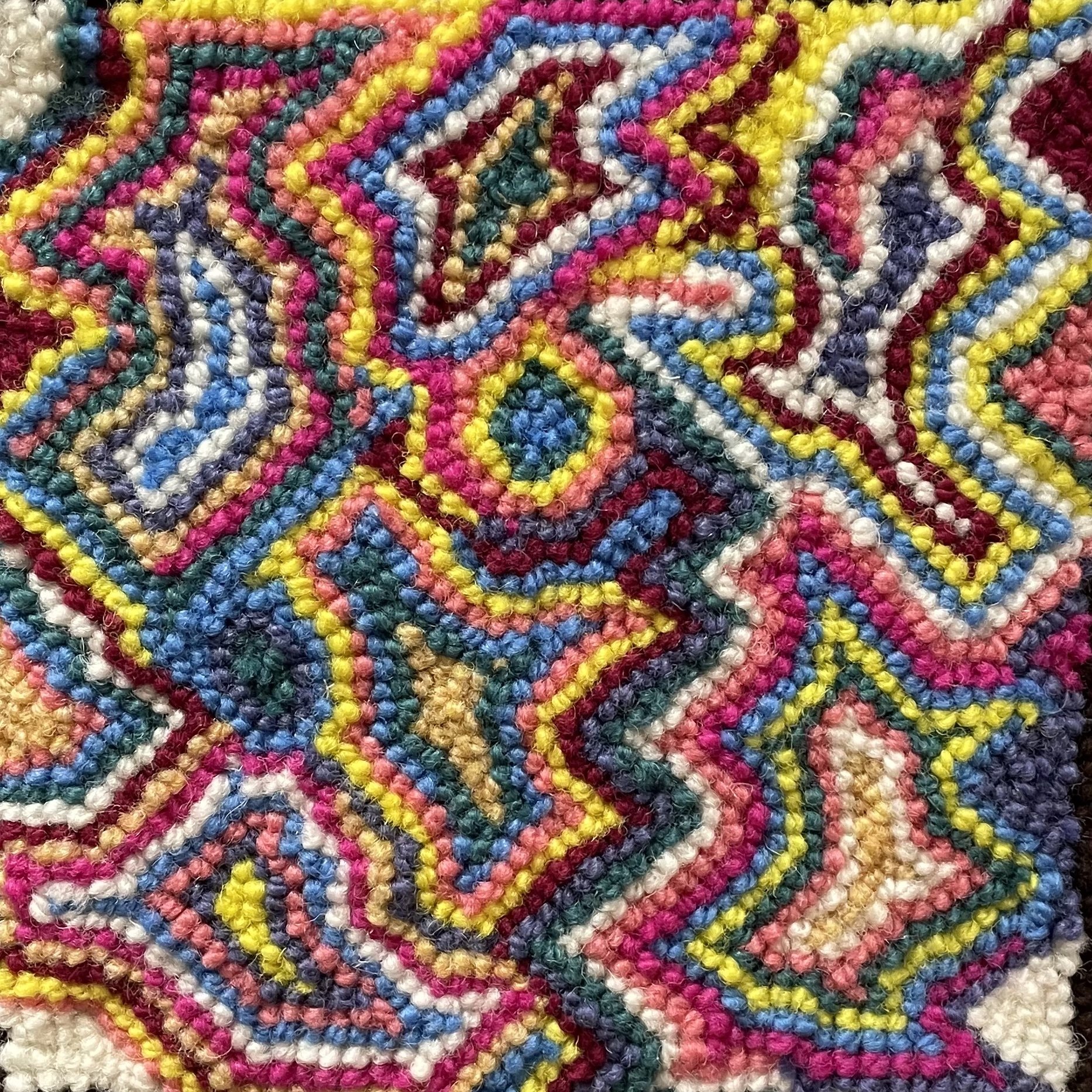 Catherine Robichaud
Like Father, Like Son
Wool Yarn Hooked on Linen on Canvas
$65 SOLD