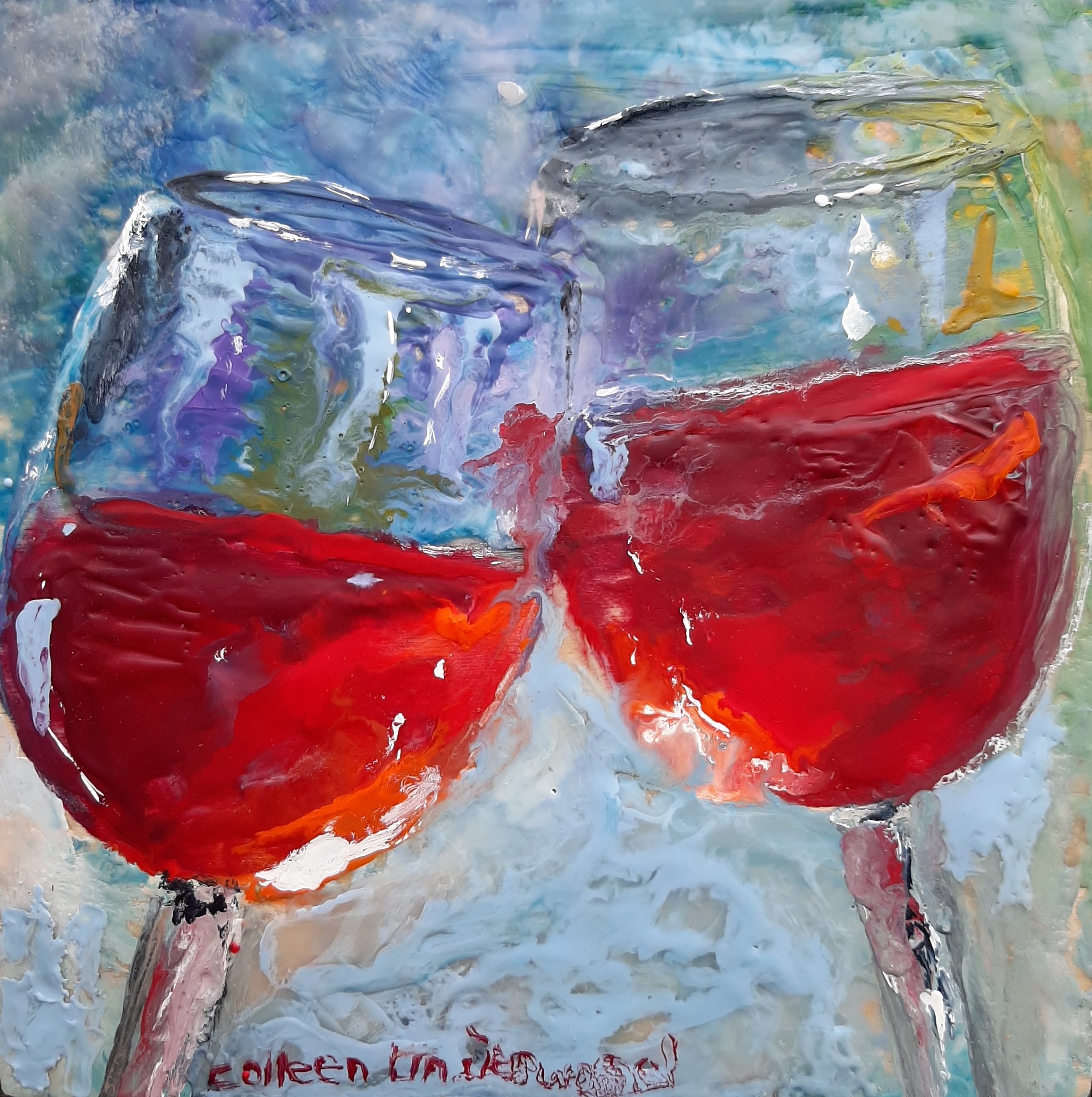 Colleen Underwood
To Us
Encaustic on Panel
$220