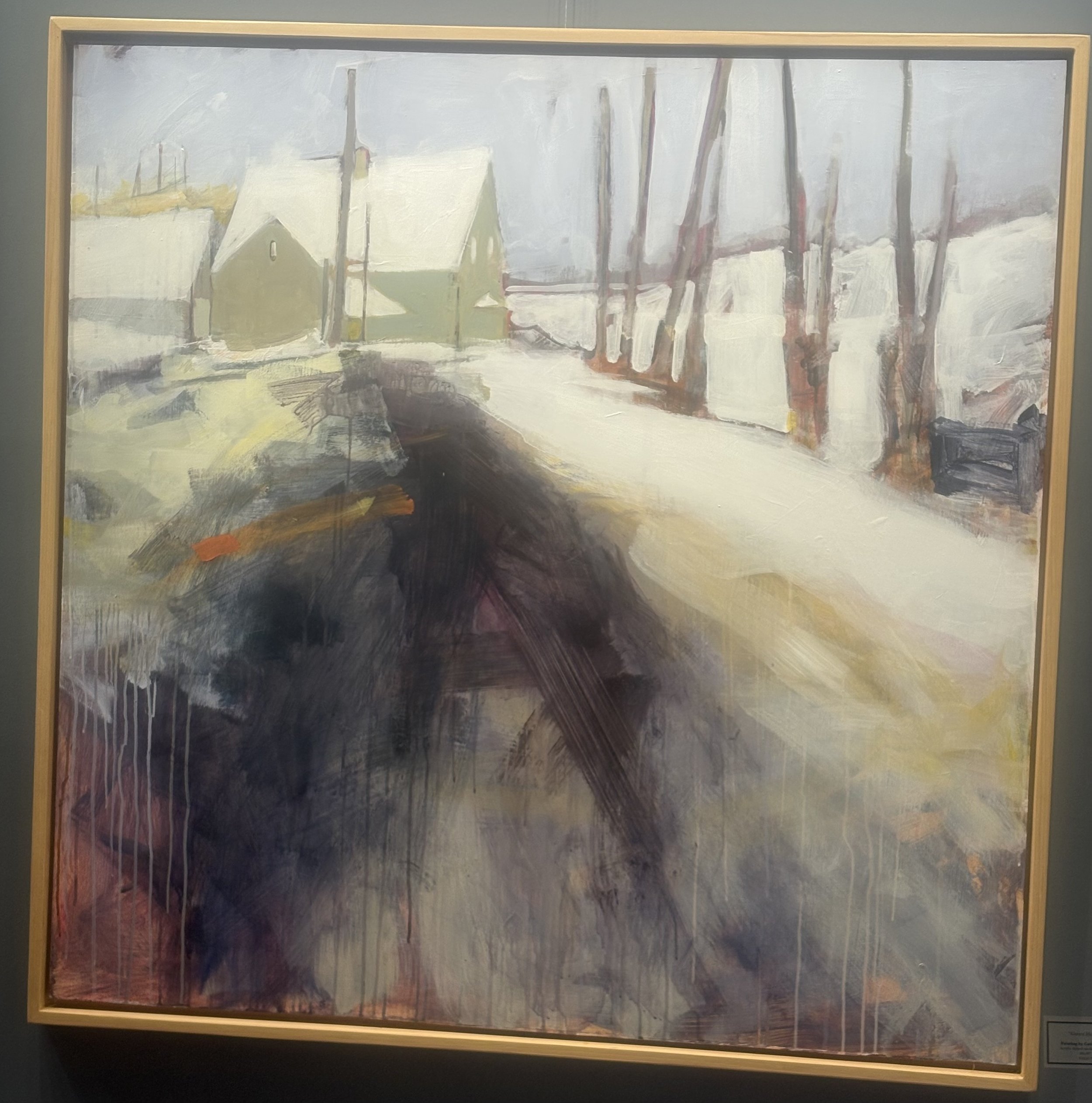 Green House  Acrylic Mixed Media $1850 by Cathy Dalton