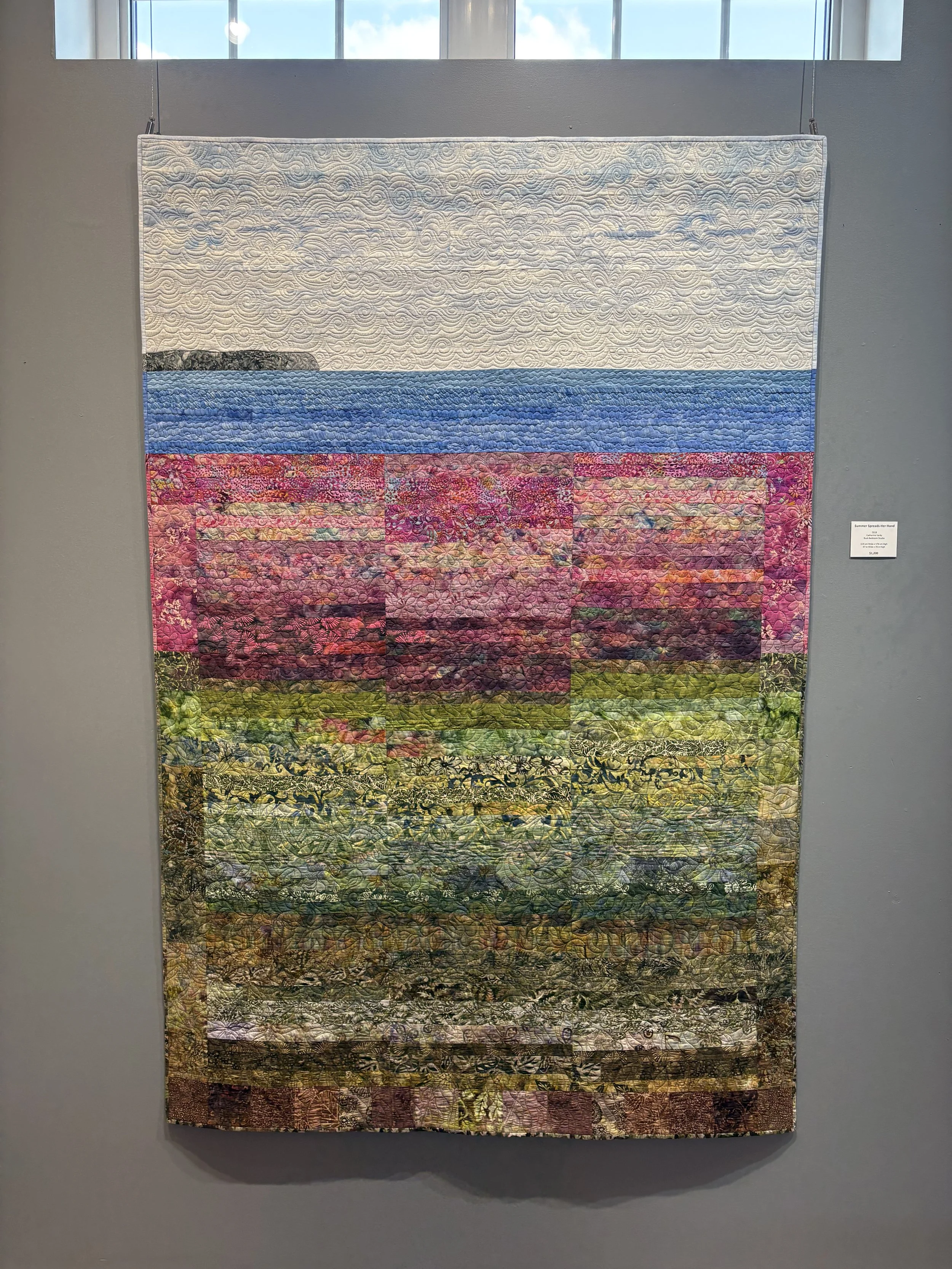 Summer Spreads Her Hand 47x70