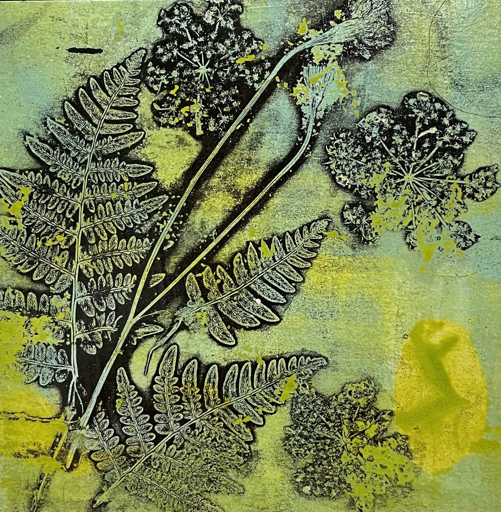 Andrea Pottyondy
Wildflowers 2
Monoprint on Panel
$100