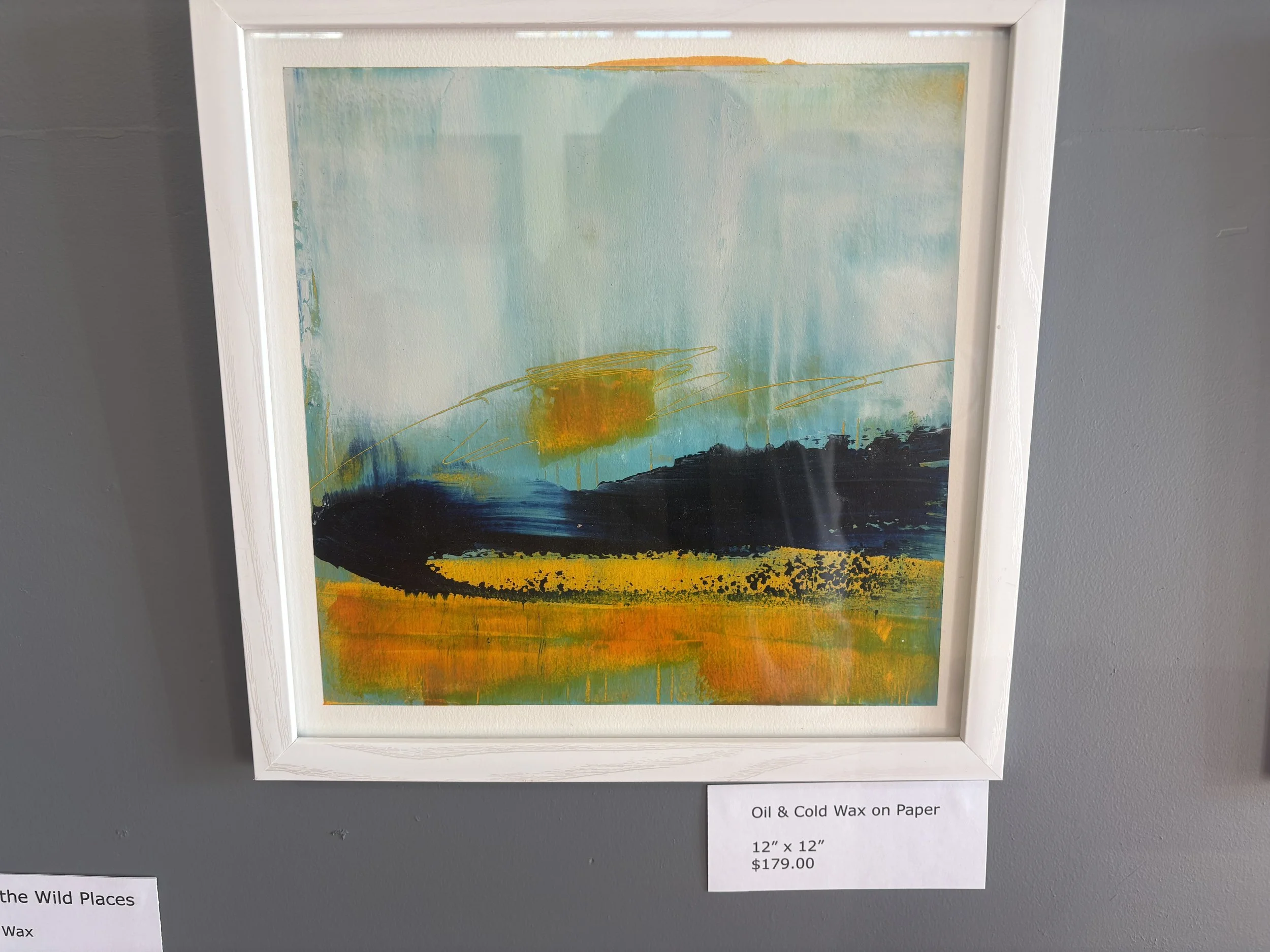 Oil and Cold Wax on Paper