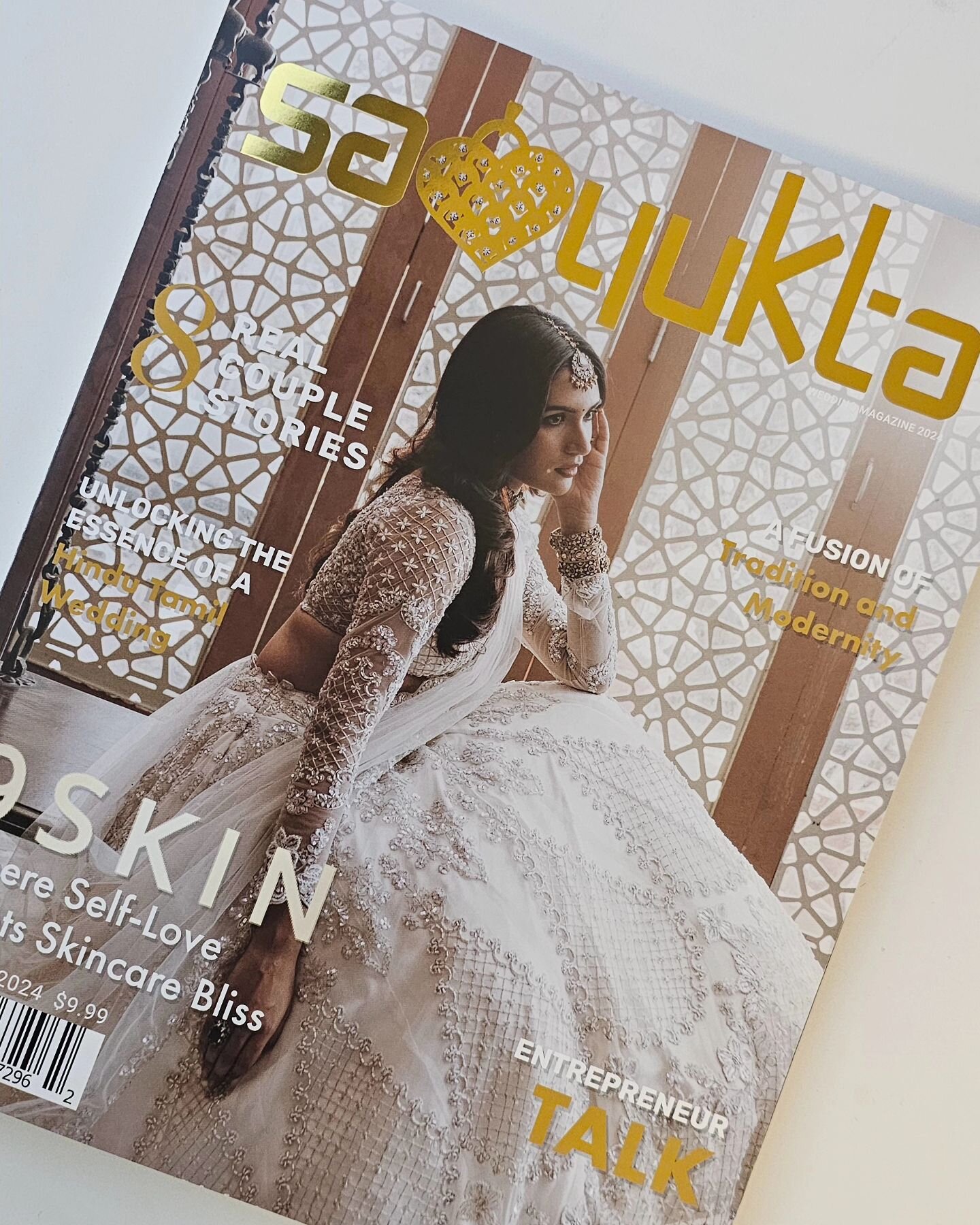 A full editorial spread on our small but mighty journey in the 2024 @samyuktaweddingshow magazine! ✨️

Feeling grateful for everyONE &amp; everyTHING that has been part of this adventure. 

Special shoutout to the magic behind this feature! ❤️

@suja