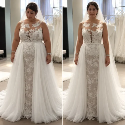 Phelicia before and after her wedding transformation