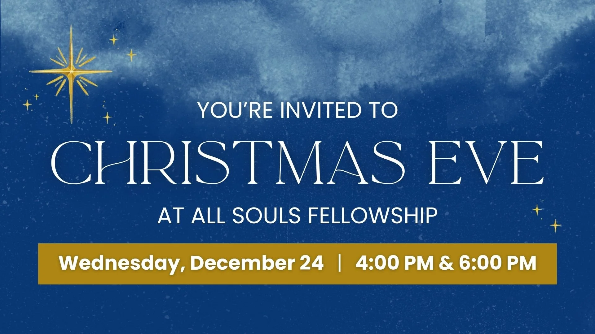 Christmas Eve Candelight Service (6:00 PM)