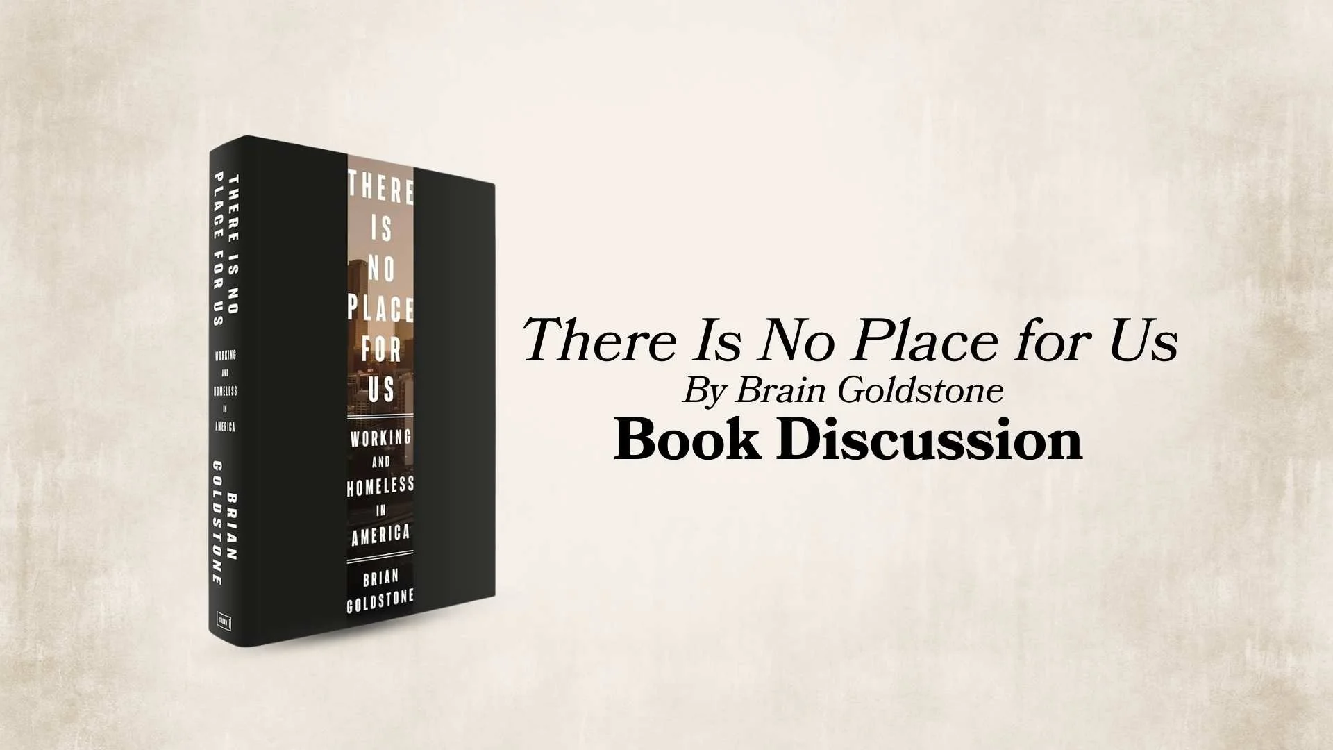 There Is No Place For Us Book Discussion