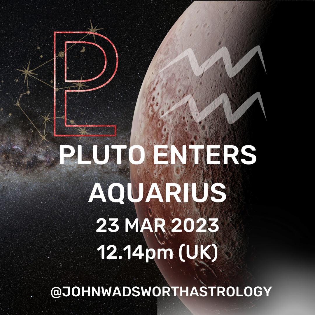 Pluto Enters Aquarius 23 Mar 2023 — Kairos School of Astrology