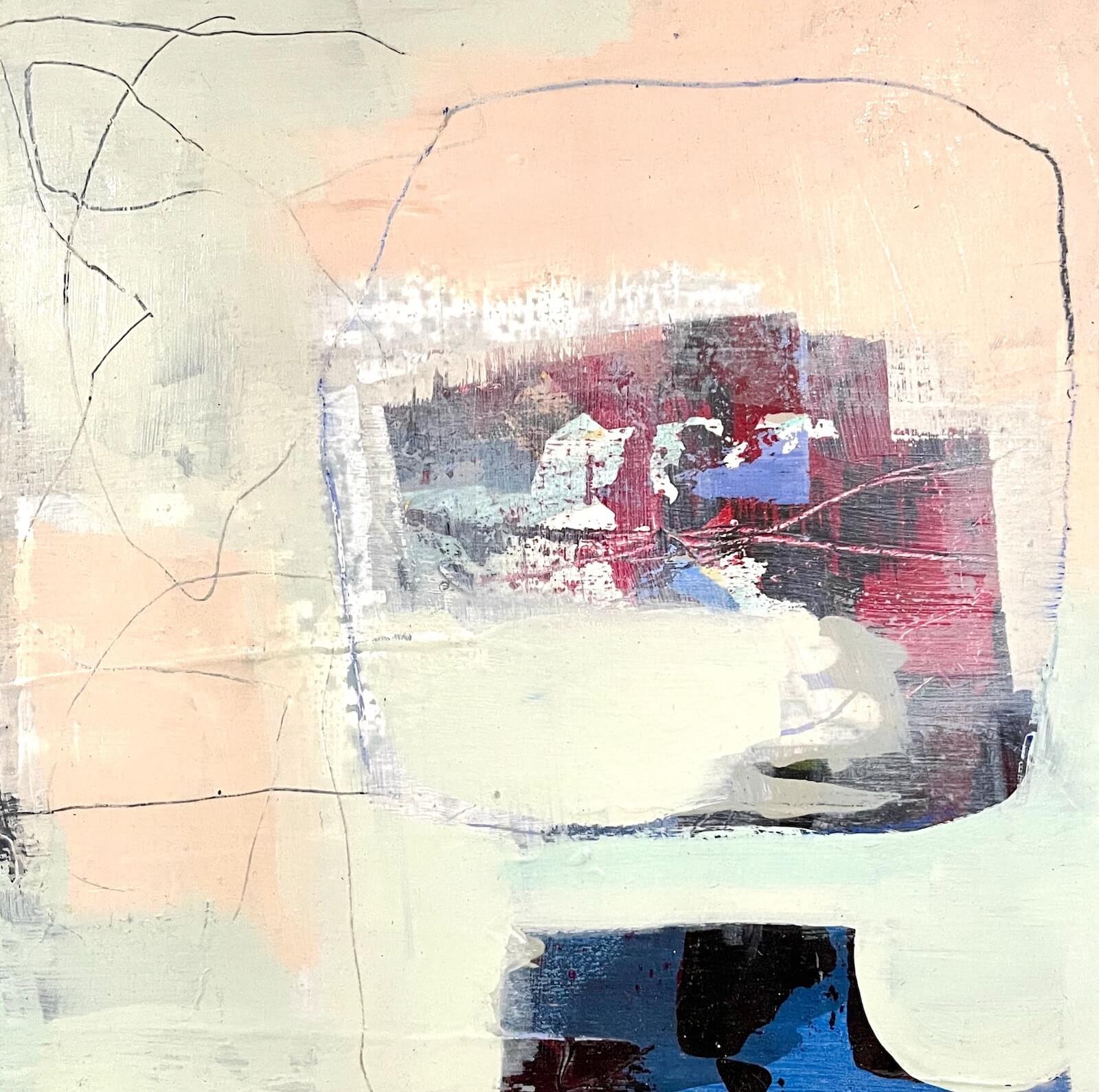 Simplify, 2020
Acrylic and Collage on Wood
12 x 12 in