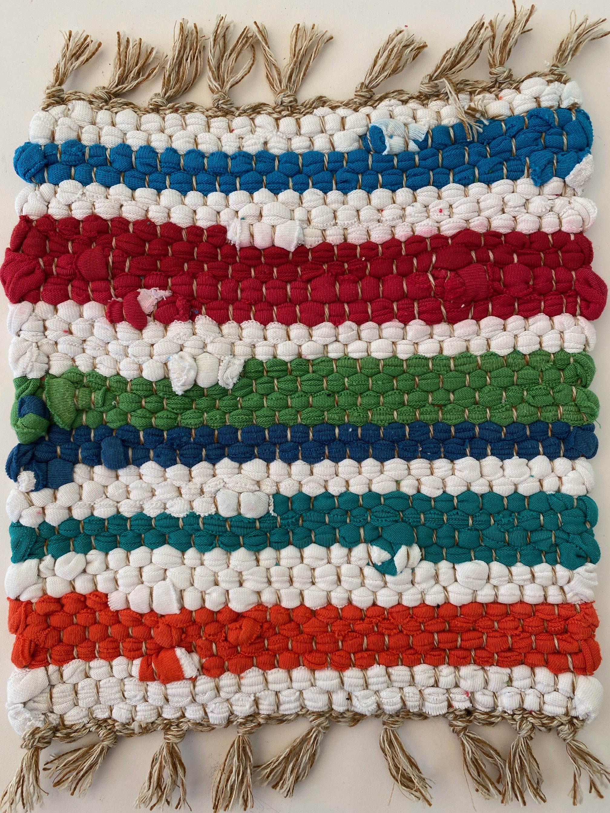October 2022: Weft Faced Rag Rugs with T-shirt Weft — Seattle Weavers ...