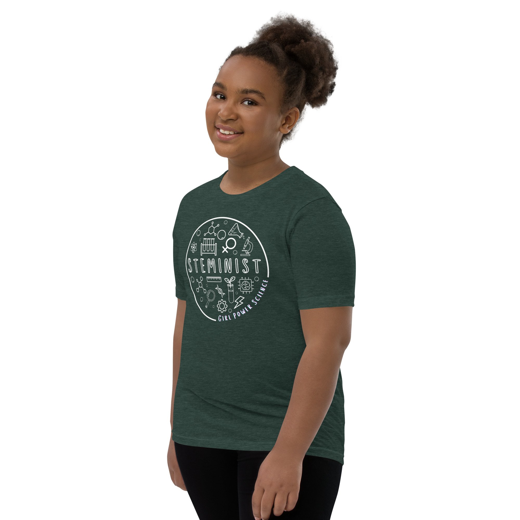 youth-staple-tee-heather-forest-left-front-655f9c45b5f50.jpg