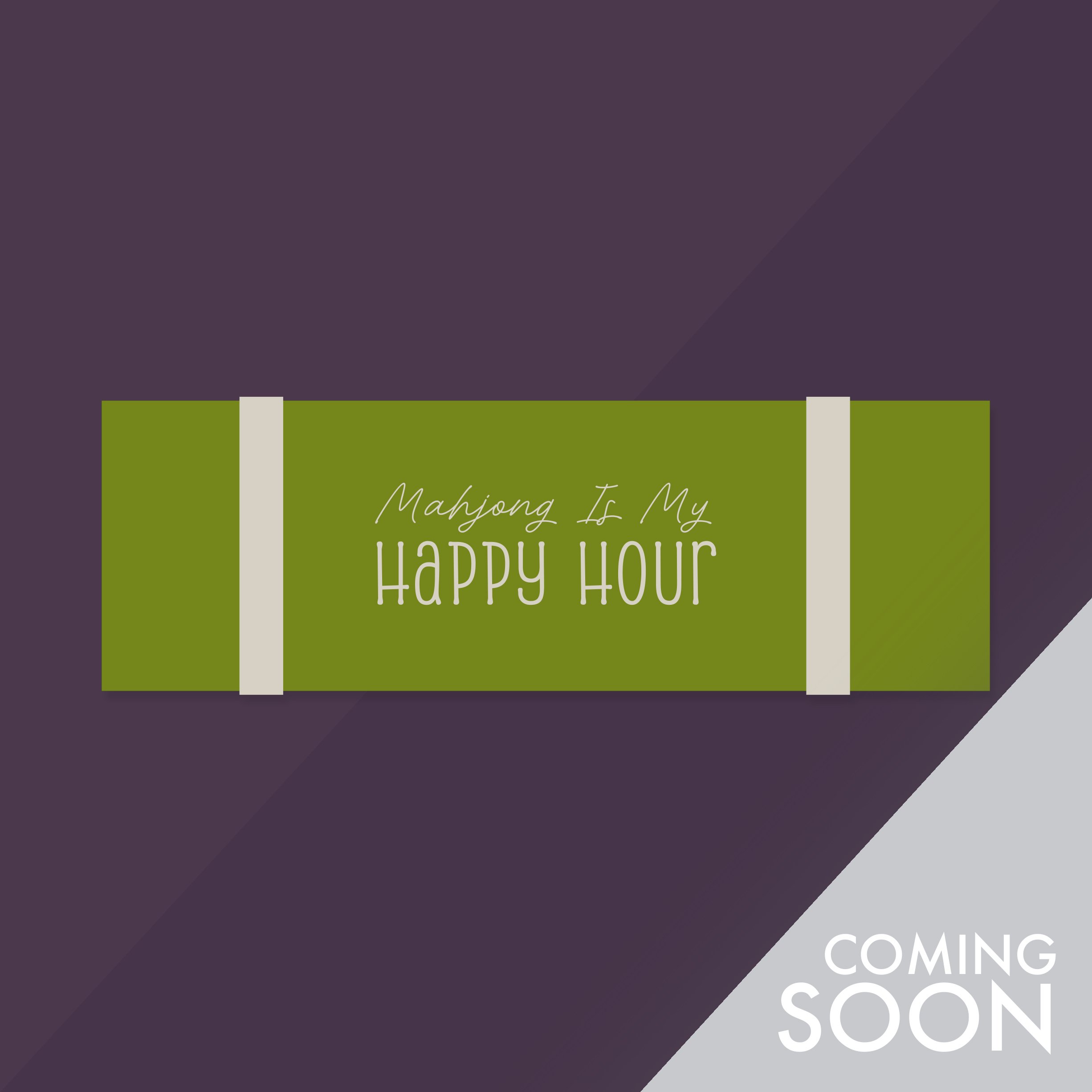 Mahjong Is My Happy Hour Rack Bag