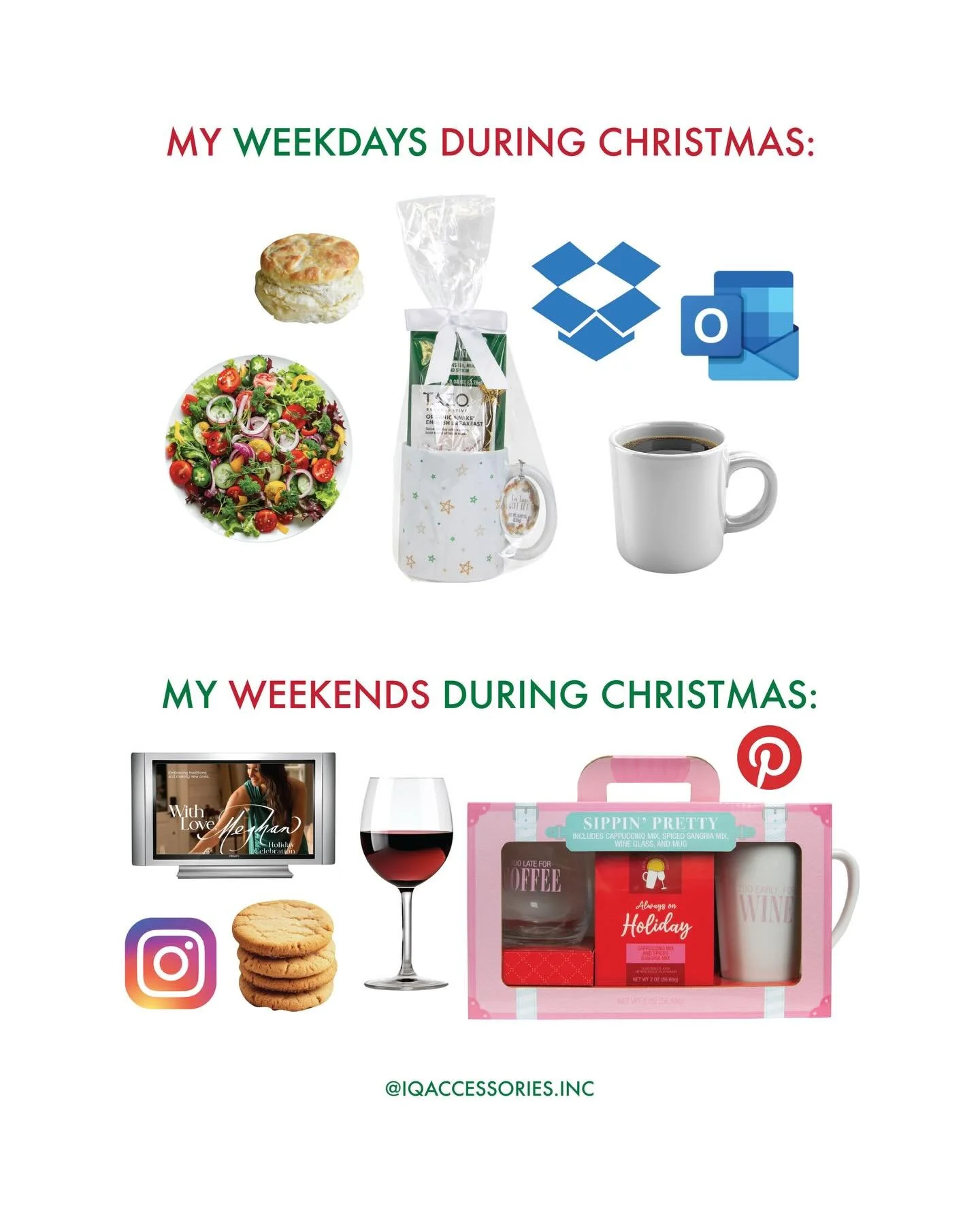 Who else? 🙋🏼&zwj;♀️ Happy Friday! You can find our Tea Time Mug Set and Sippin&rsquo; Pretty Gift Set at select @michaelsstores stores near you! Perfect for any day of the week 😉☕️🍷

#productdevelopment #graphicdesign #productdesigns #christmasgi