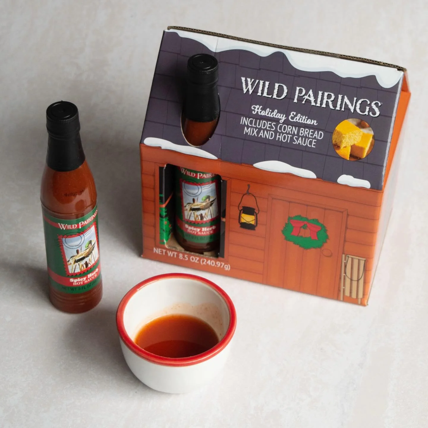 Our Wild Pairings Hot Sauce &amp; Cornbread Mix and Holiday Hot Sauce Collection are the perfect gifts for your crazy hot sauce lover! Perfect as a hosting gift or a Christmas morning present! 🎁🎄🌶️ Available at select @michaelsstores near you!

Ho