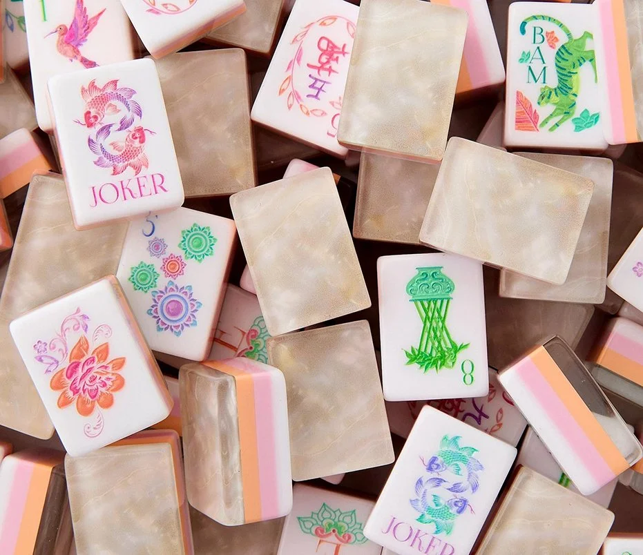 Pearlized Mahjong Tiles