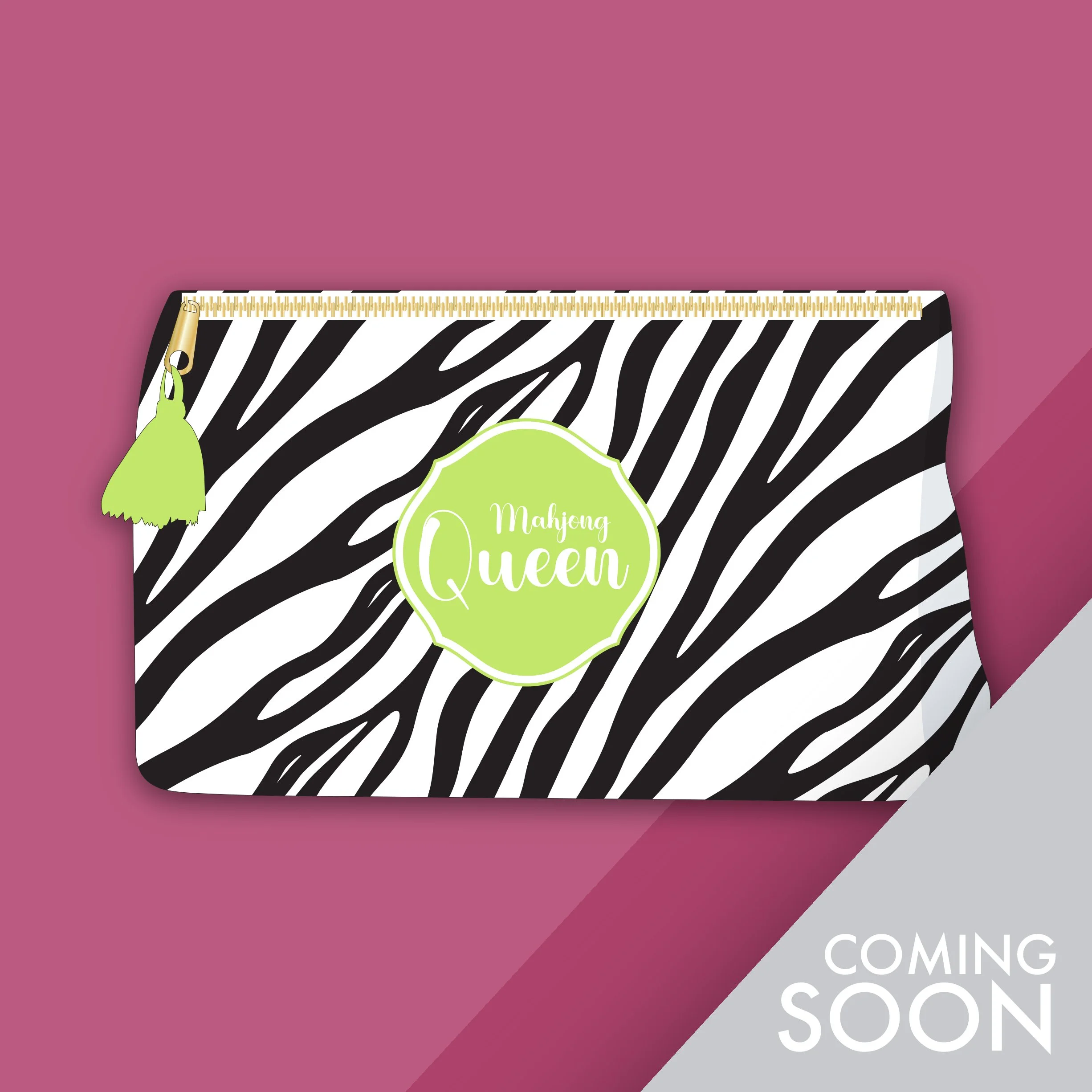 Zebra Print Tile Bag