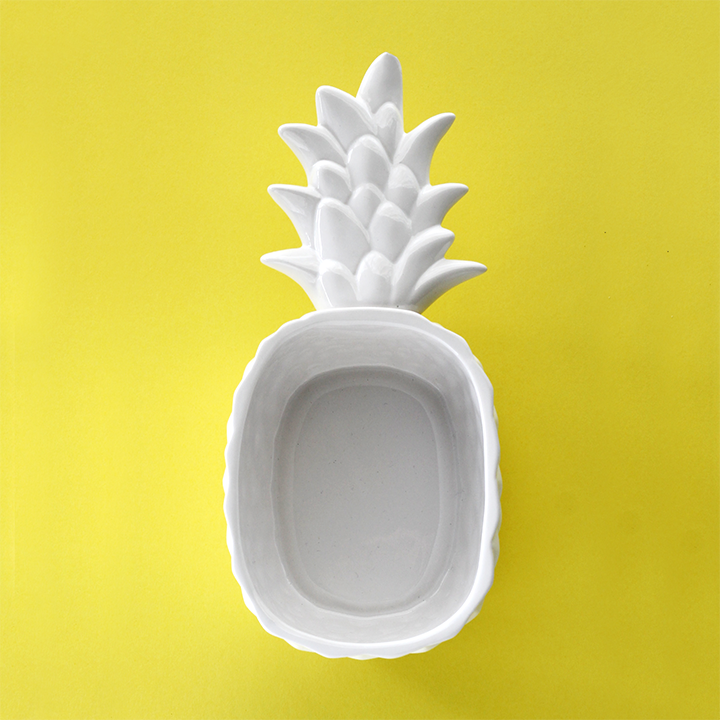 pineapple shaped serving bowl