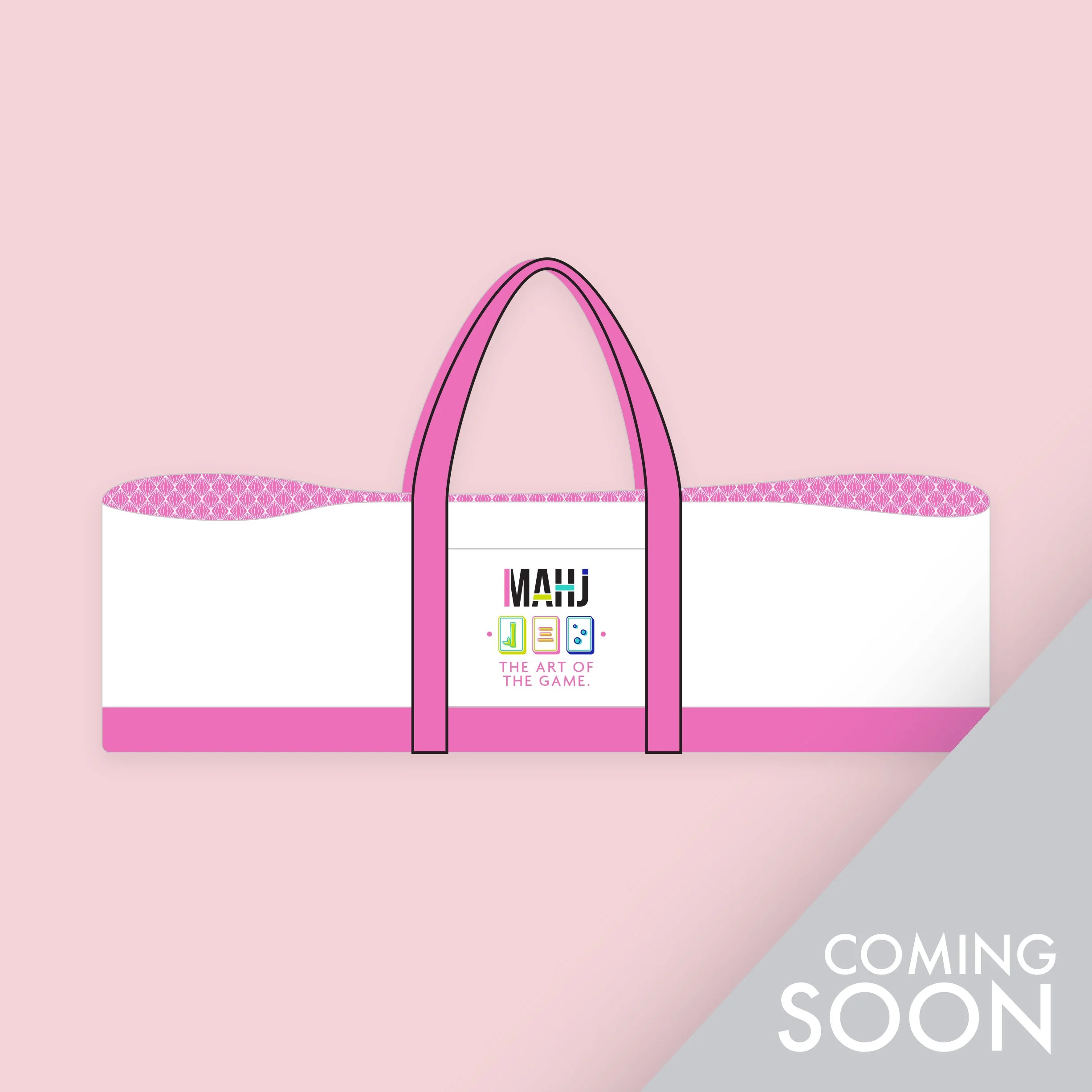 Pink Mahj Game Bag