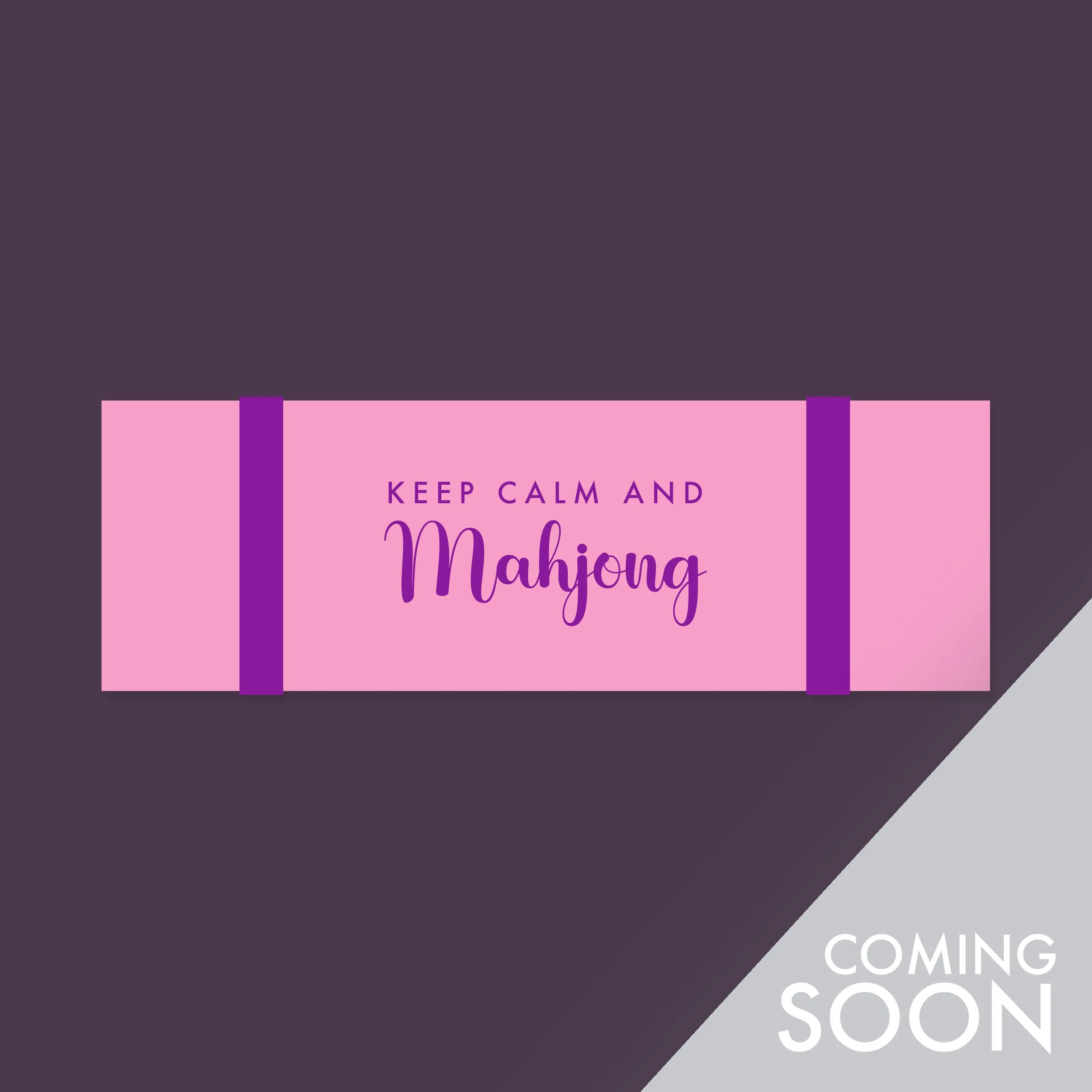 Keep Calm and Mahjong Rack Bag