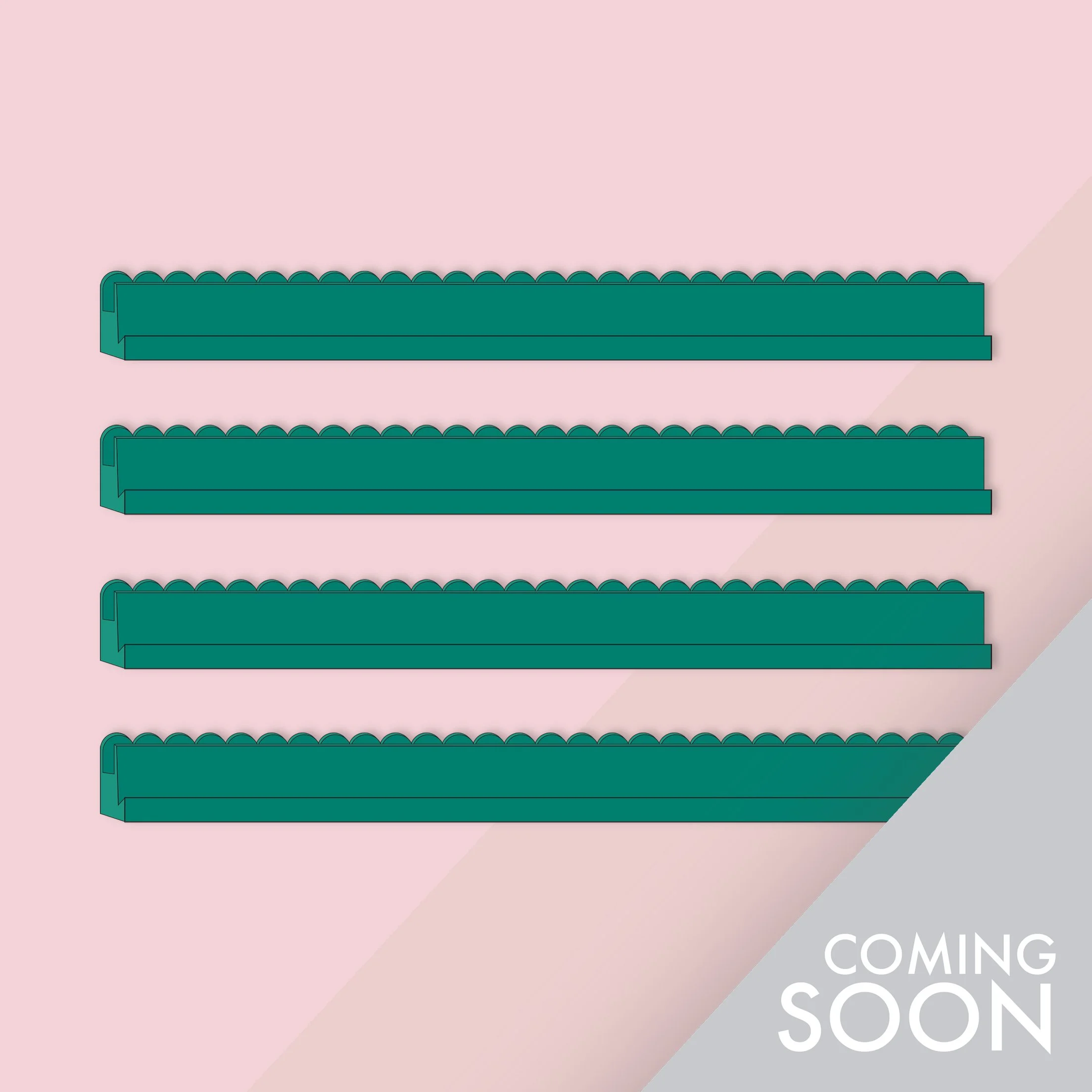 Teal Tile Rack Set
