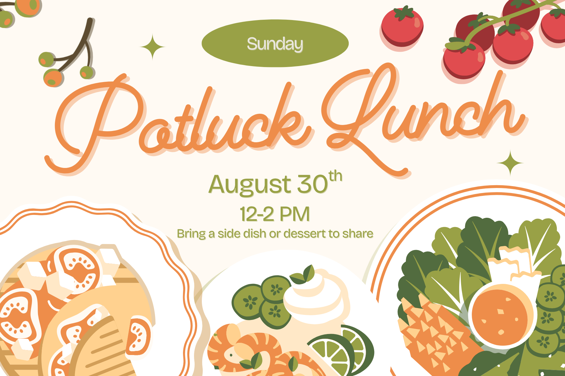 Sunday Potluck Lunch