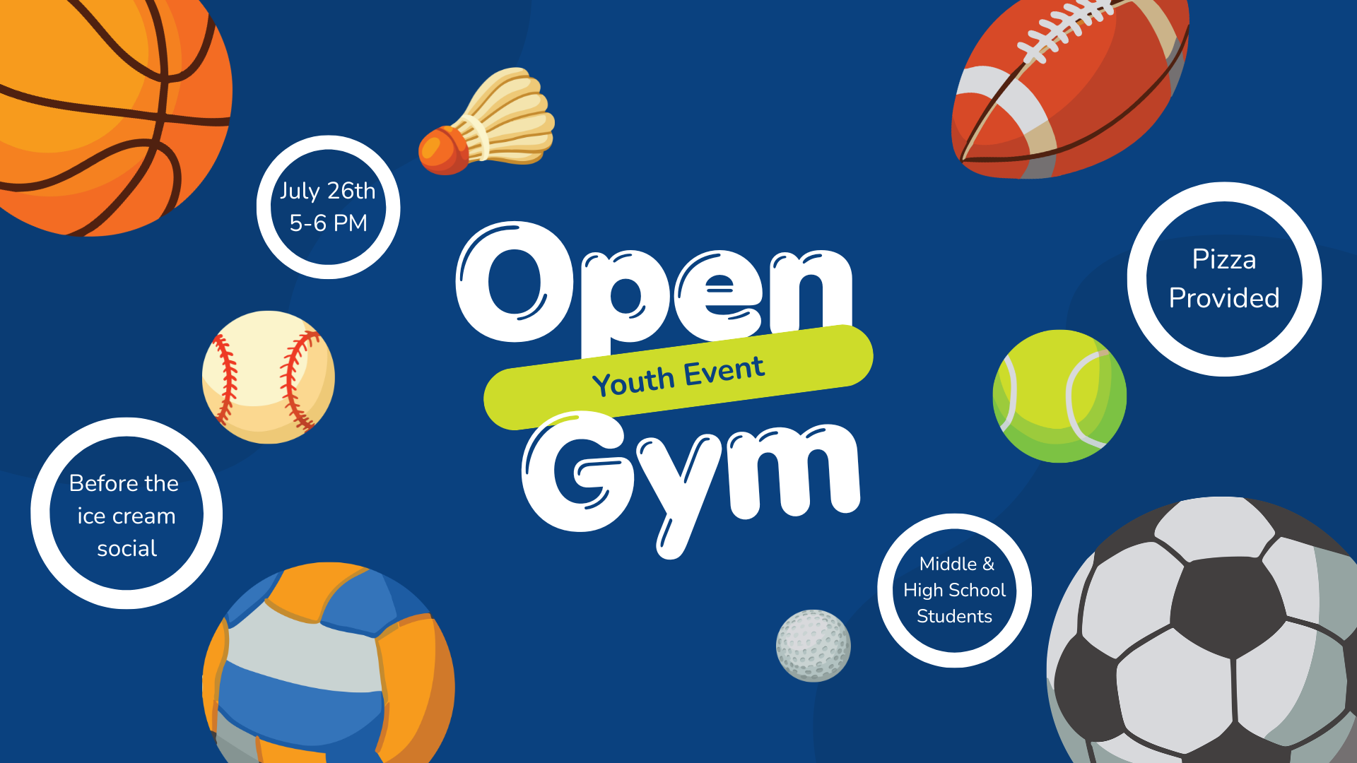 Open Gym Youth Event