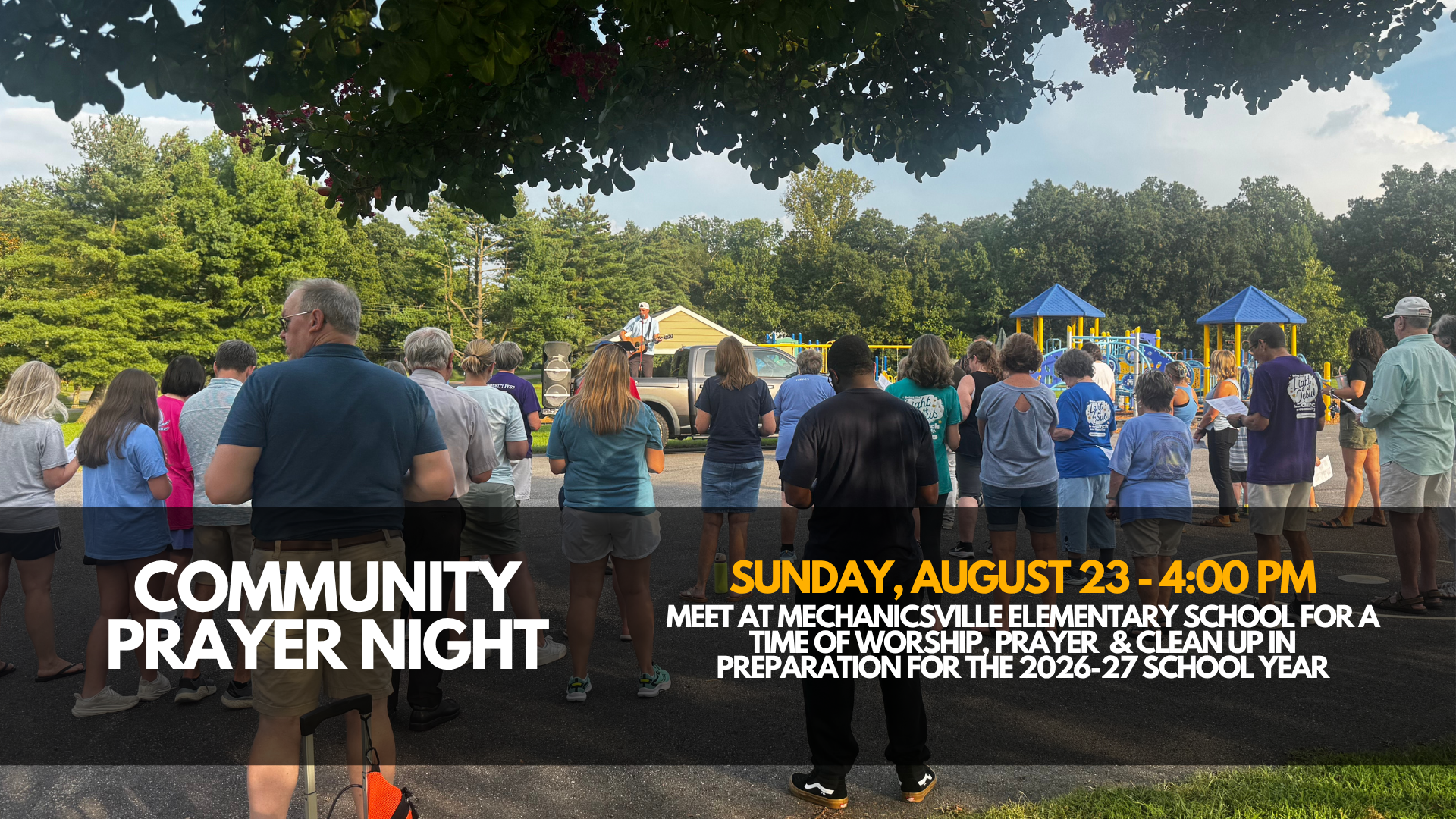 Community Back to School Prayer & Worship