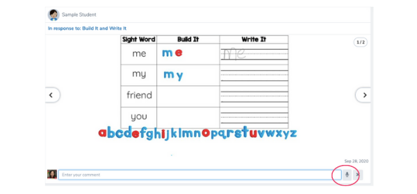 Save time providing student feedback