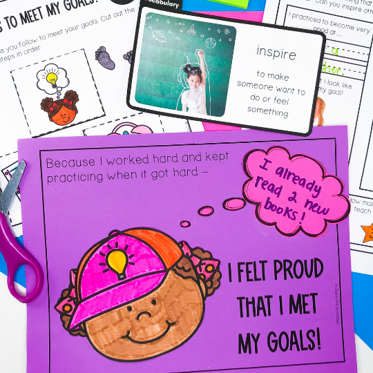 Have fun setting goals with these fun social emotional learning activities