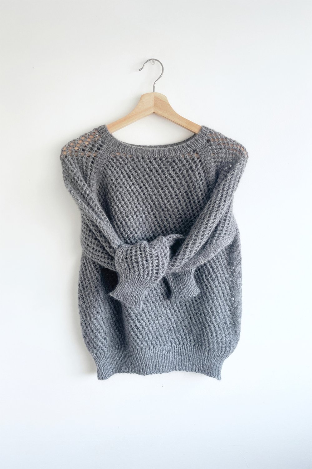 Simple Lace Pullover knitting pattern — Cleome Smith Knits