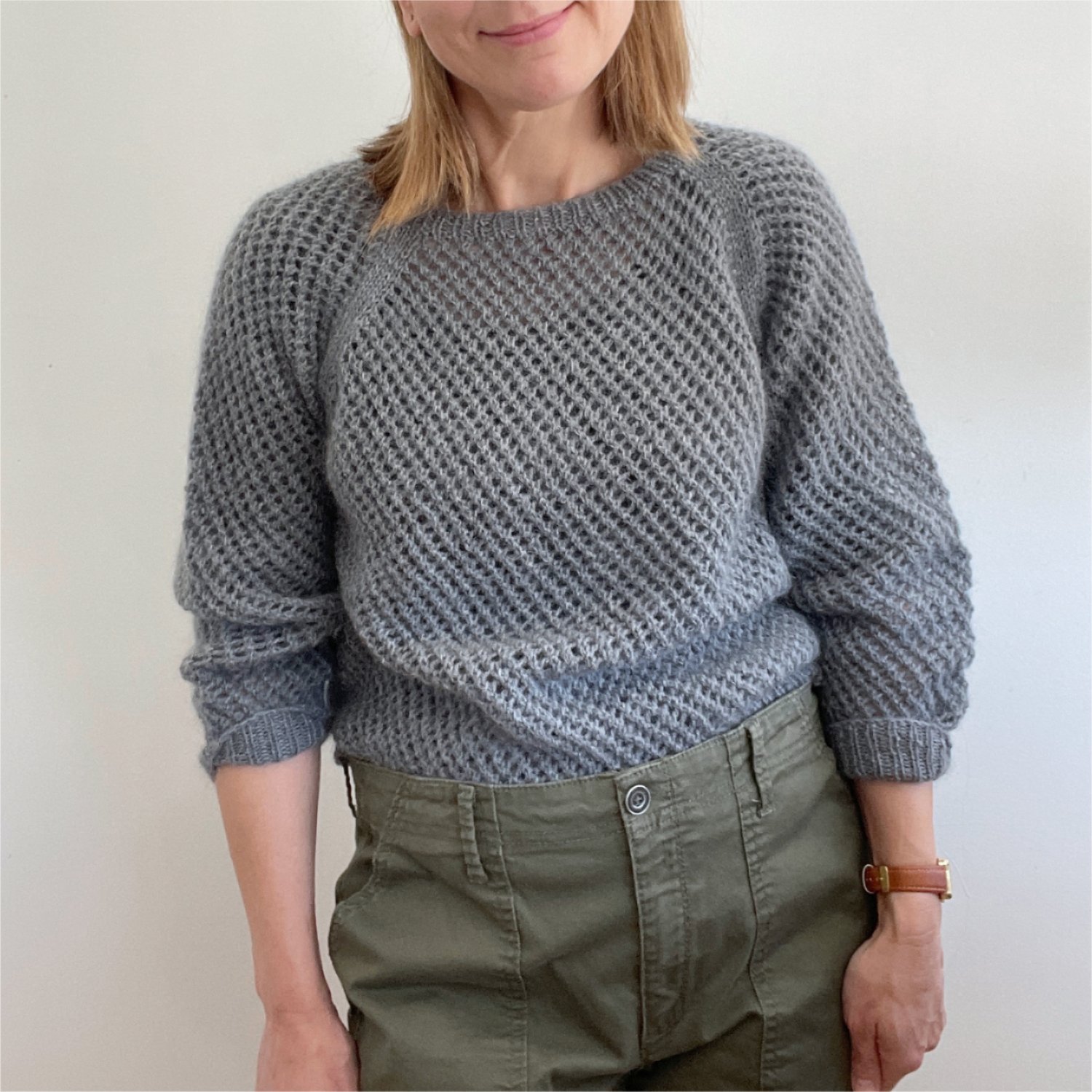 Simple Lace Pullover knitting pattern — Cleome Smith Knits