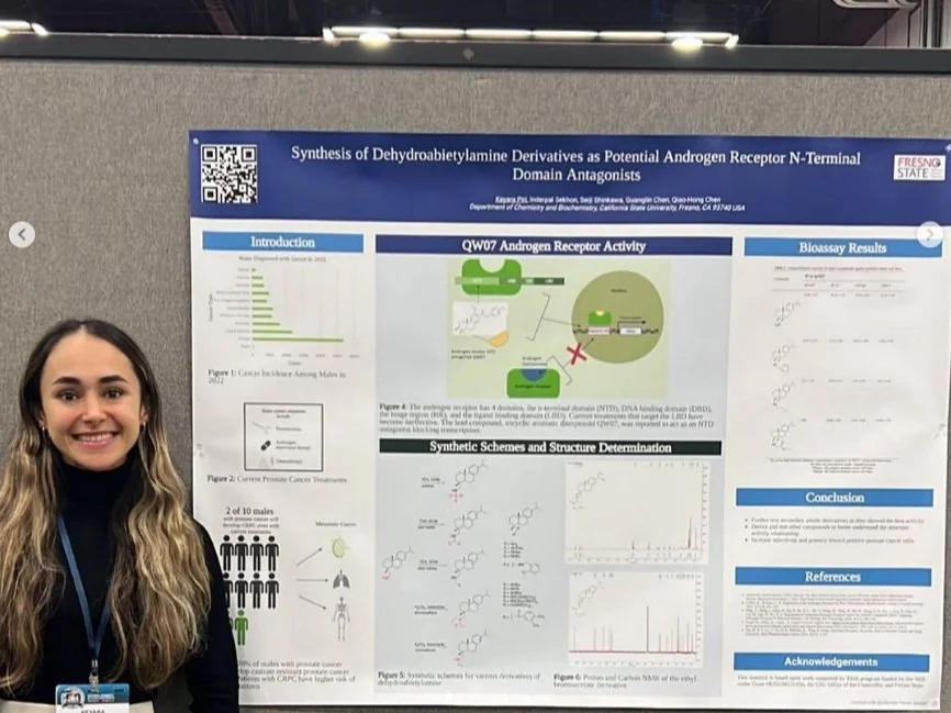  Keyara Piri presents at SACNAS’s 2023 National Diversity in STEM Conference. 