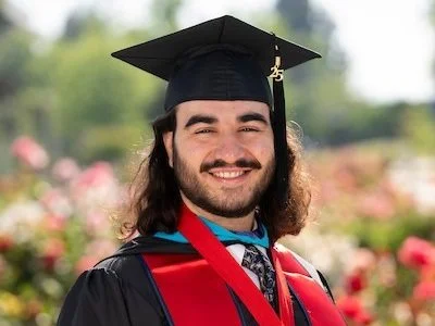  Robert Cordova, the College of Social Science Graduate Dean’s Medalist. 