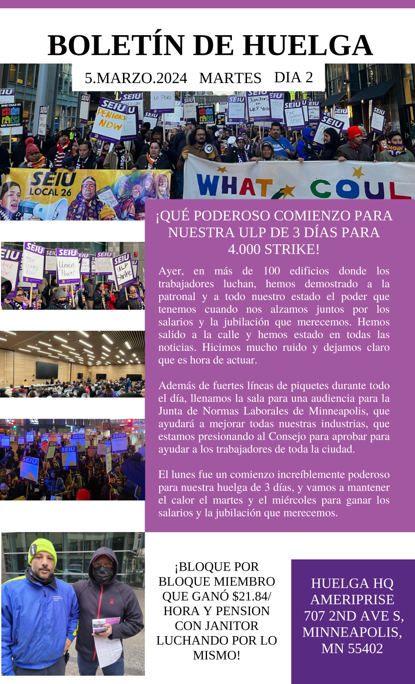 Strike Newsletter Spanish Day2 Pg1.png