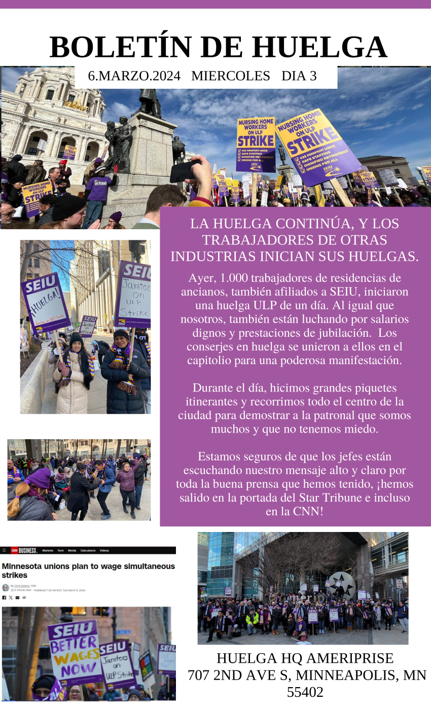 Strike Newsletter Spanish Day3 Pg1.png