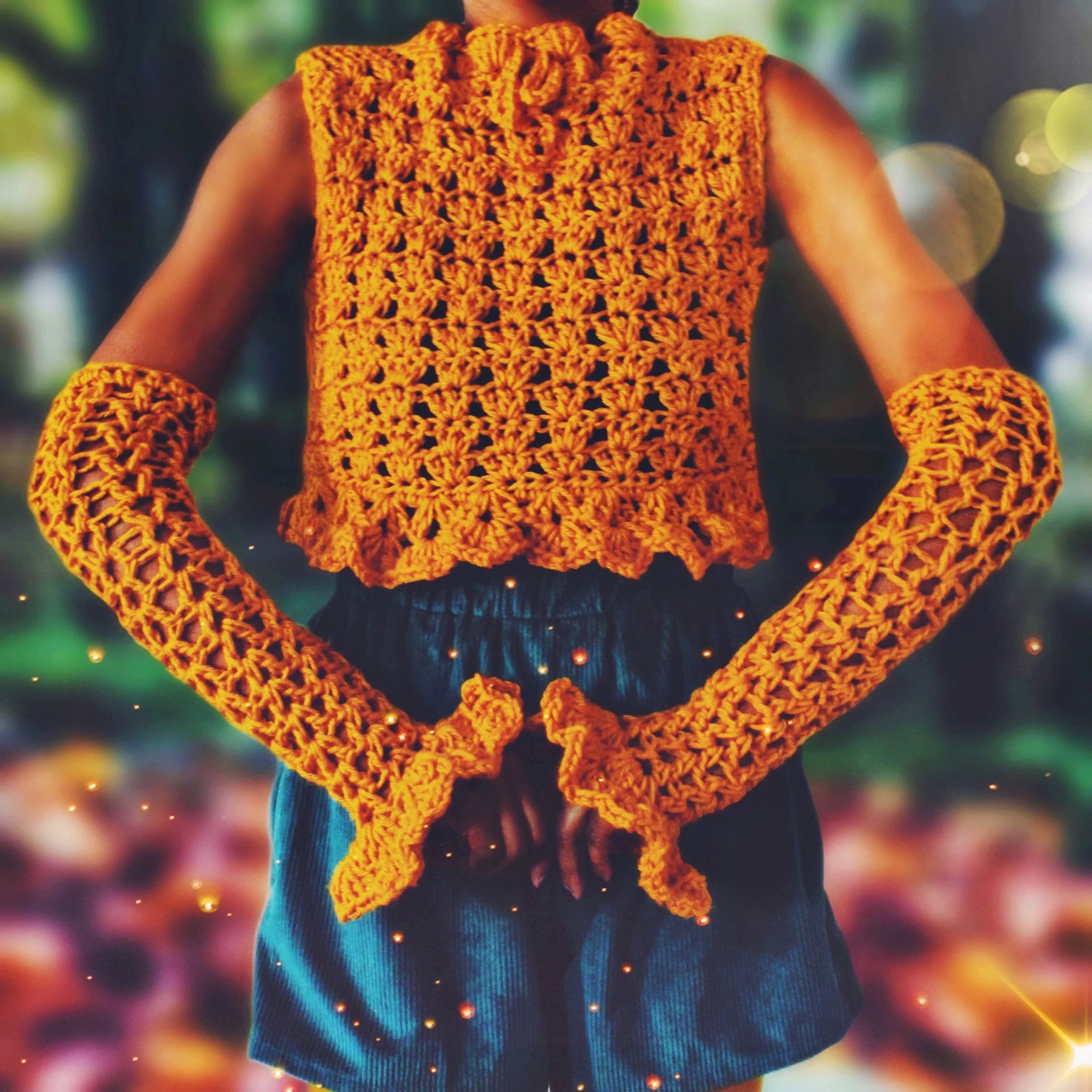 The Whispering Winds Crochet Top. Digital Crochet Pattern.