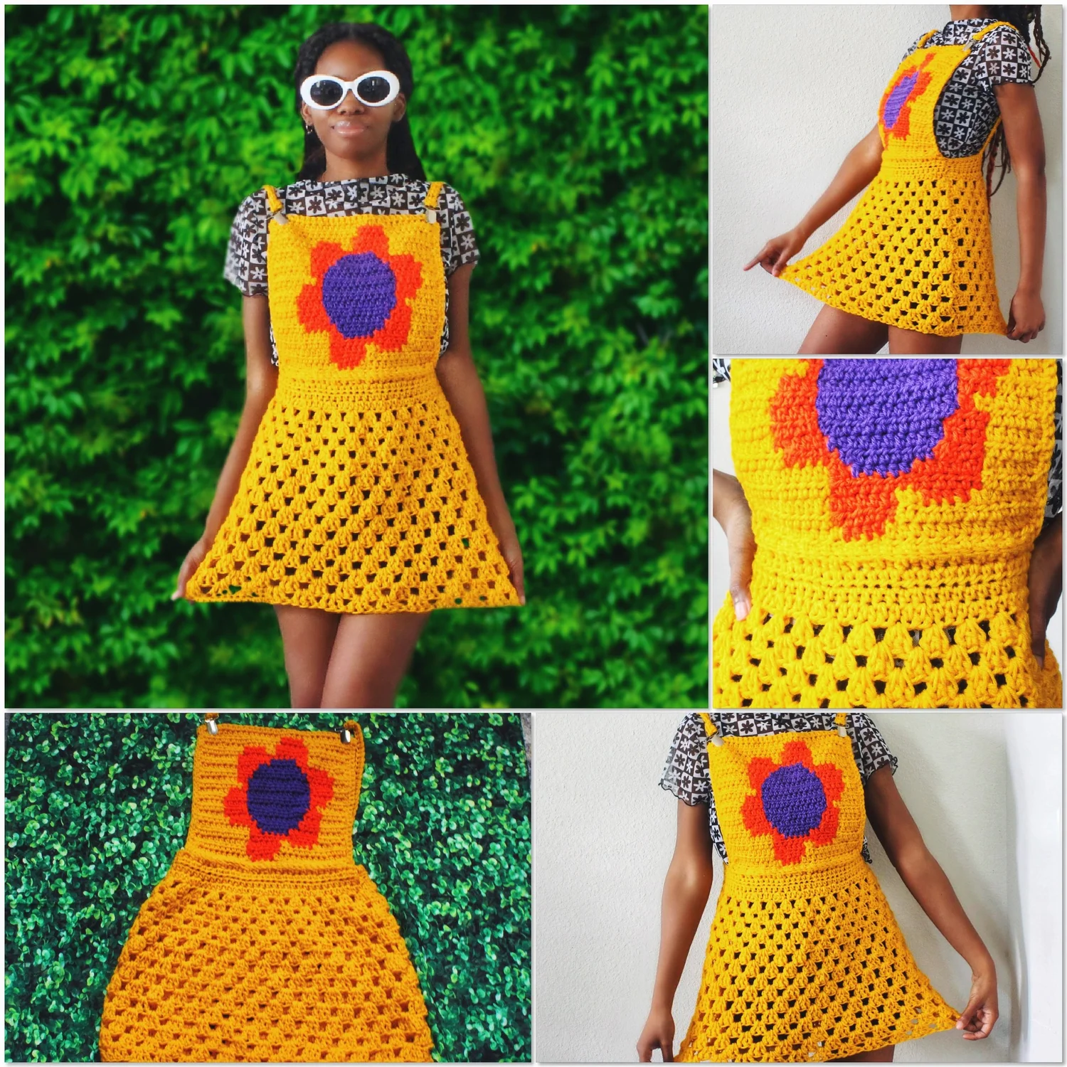 crochet overall dress pattern The Posy One Crochet Overall Dress Pattern. Instant Digital Download! — The  Dream Crochet
