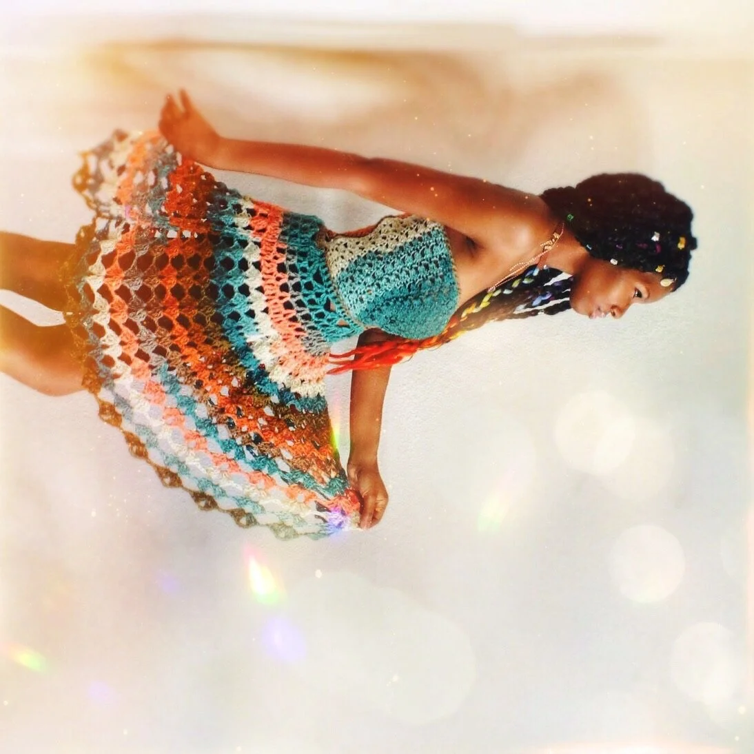 The Views, Strapless Bow Bandeau Crochet Dress.  The Dream Crochet