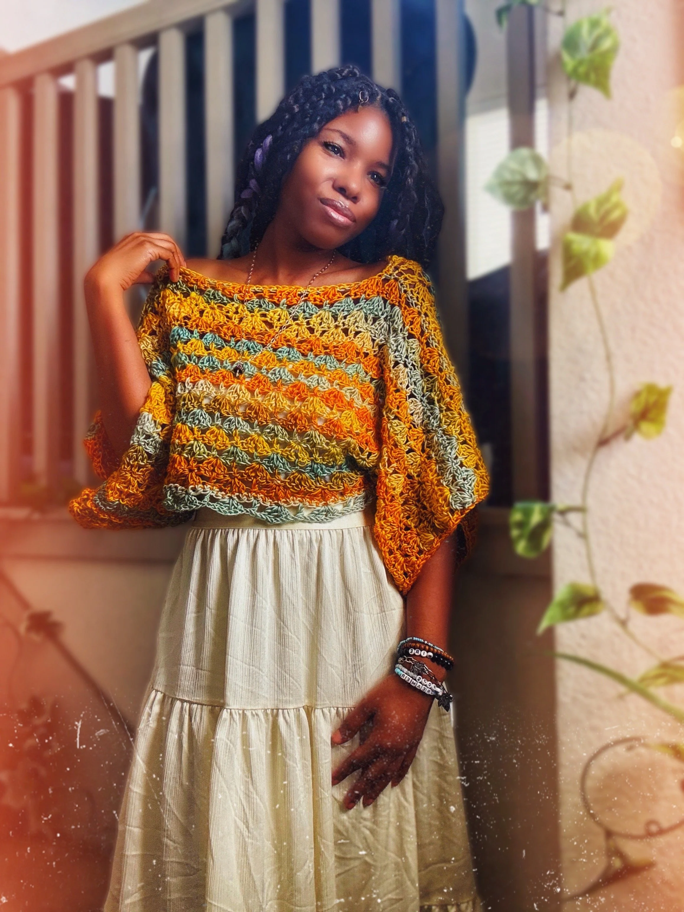 The Baela Crochet Top. Digital Crochet Pattern.