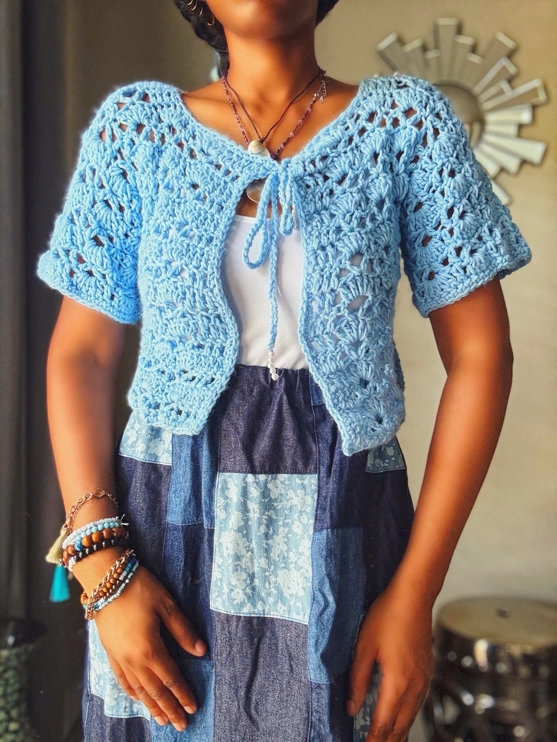 The Clouds Crochet Cardigan.