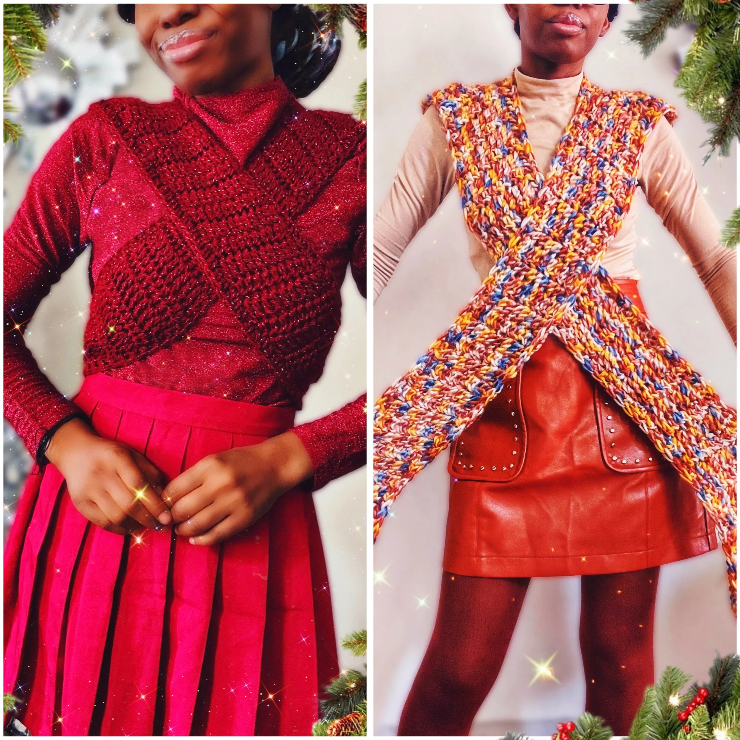 The Quenya Crochet Wrap Scarf Digital Crochet Pattern.