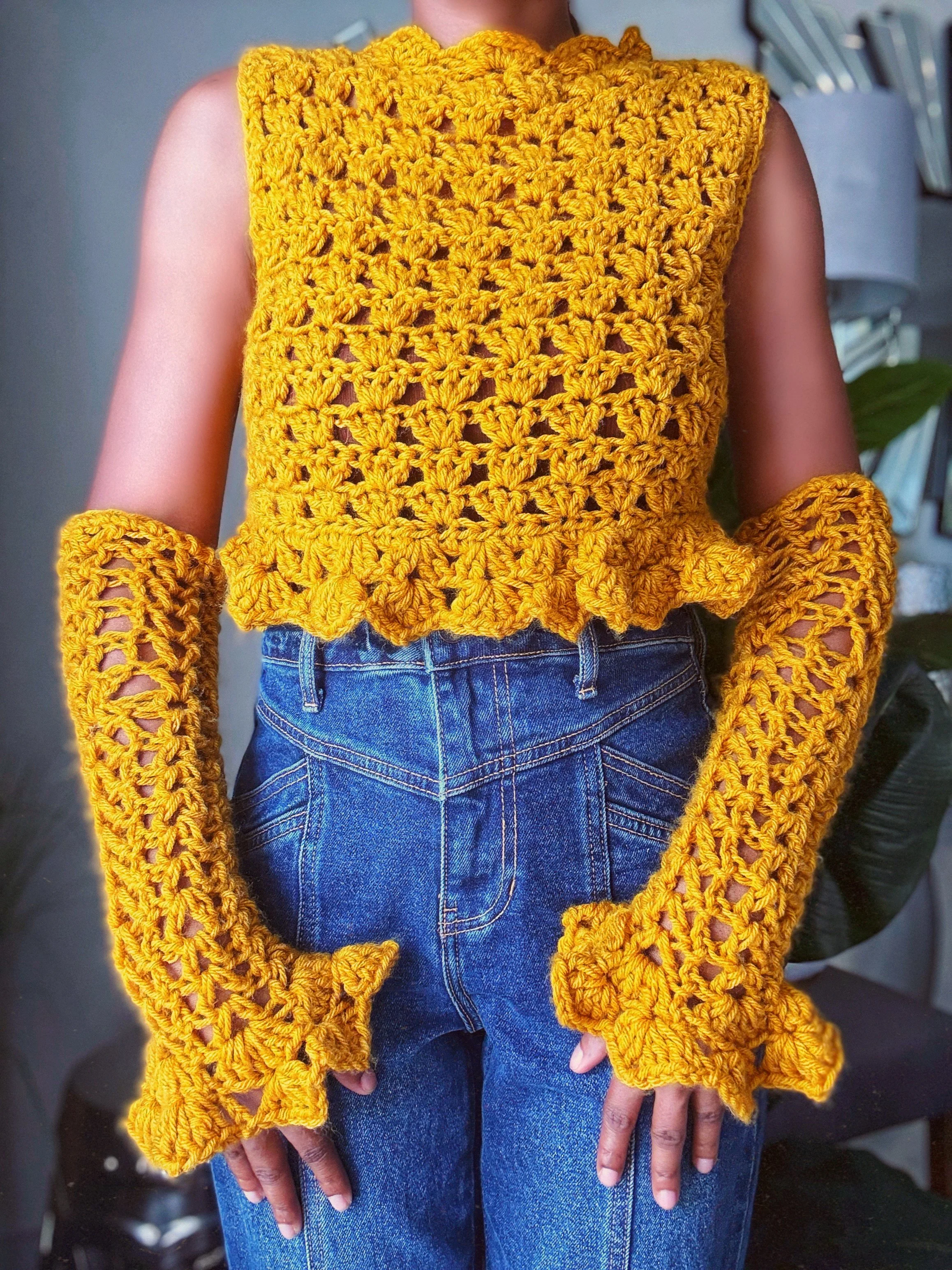 The Whispering Crochet Top. Digital Crochet Pattern.