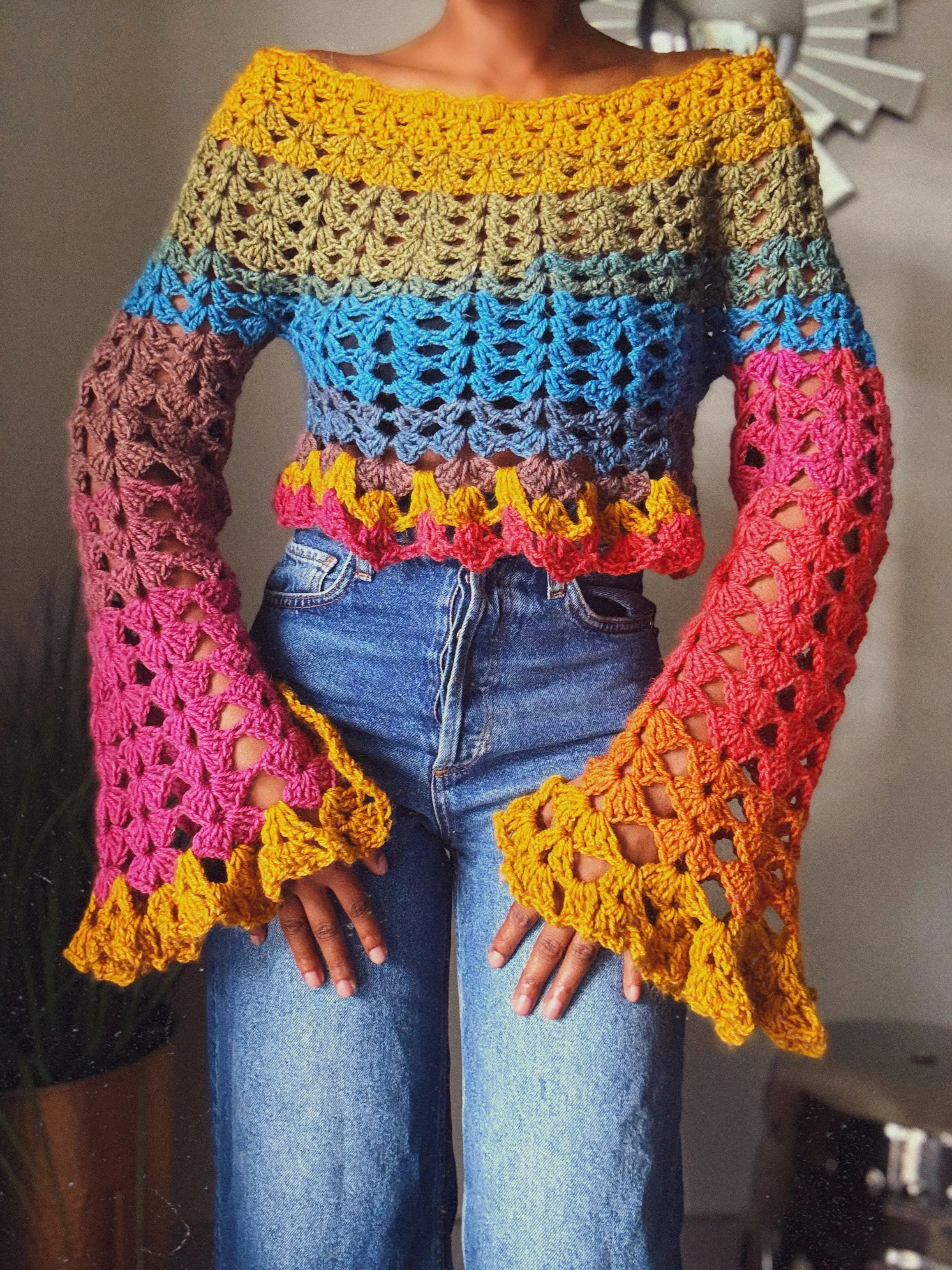 The Mellon Crochet Top Digital Pattern.