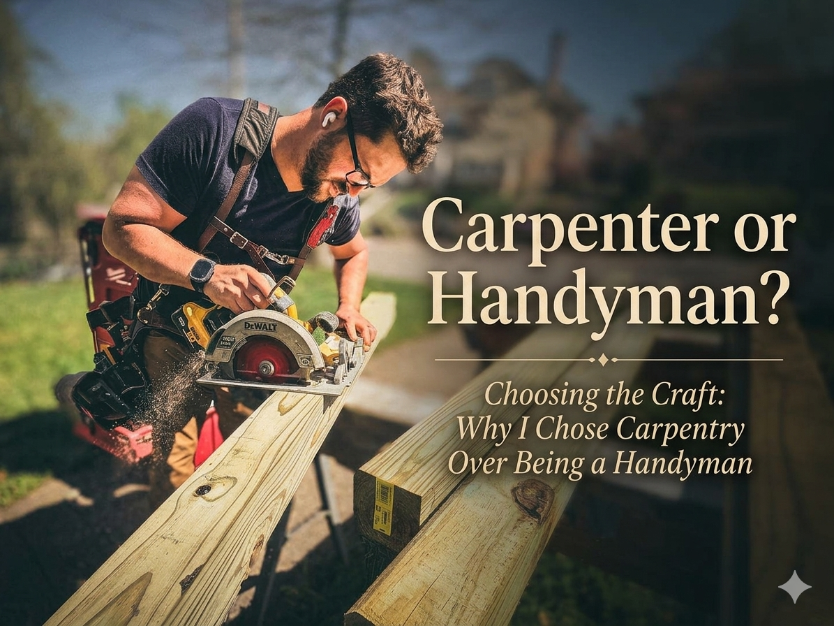 Carpenter or Handyman?