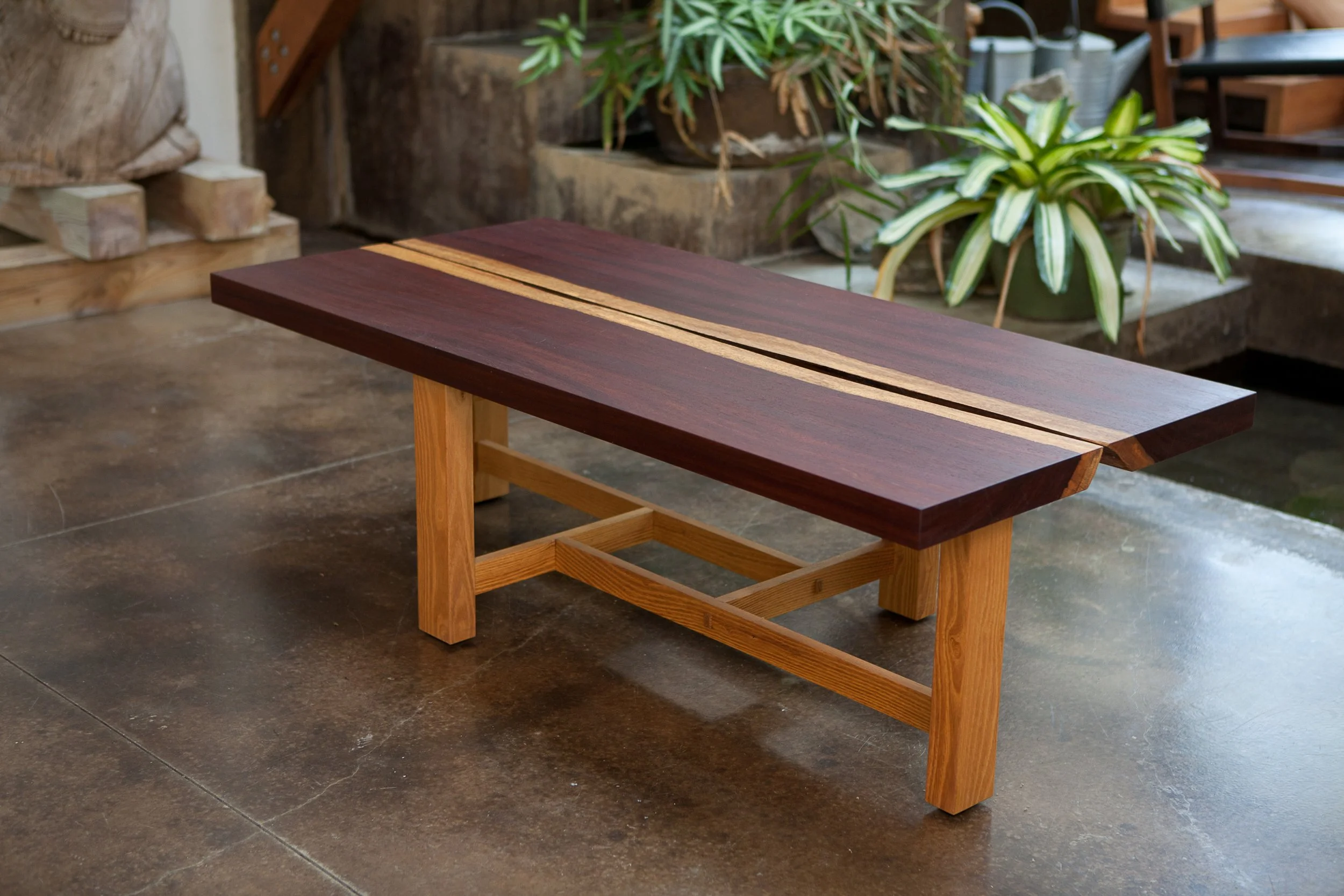 Burl Fissure Coffee Table