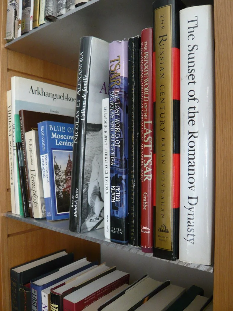 Library shelf detail