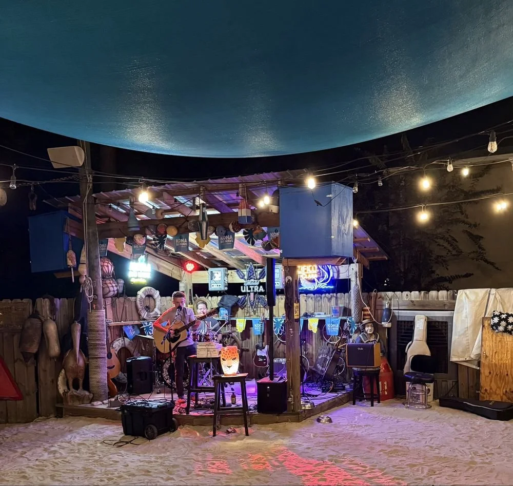 Band Playing Outside of The Sloop