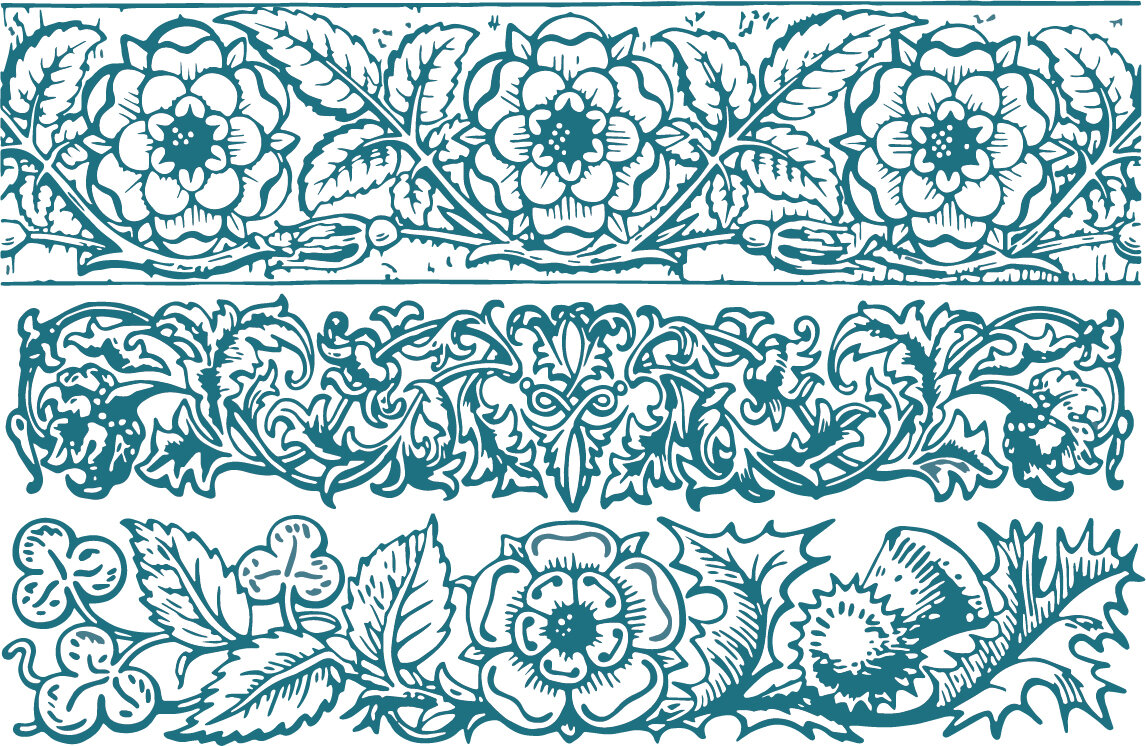 Newsprint Underglaze Transfers — Plum Island Transfers