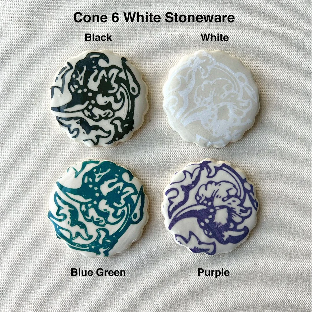 Newsprint Underglaze Transfers